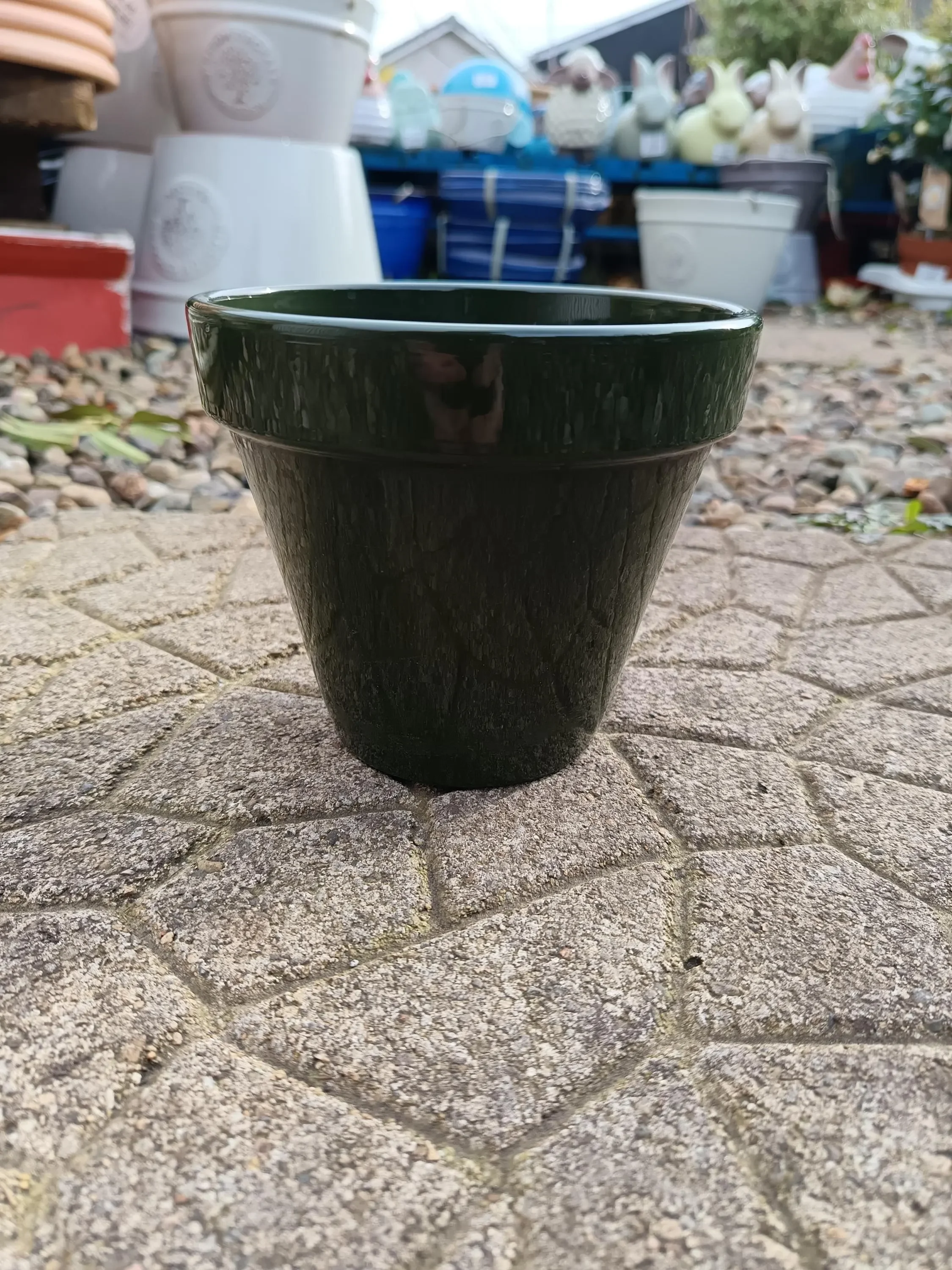 Small Glazed Ceramic Plant Pot-DG.webp