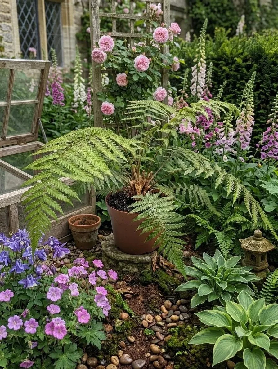 Live Dicksonia Antarctica Tree Fern (5L Pot) - 60cm Exotic Shaded Plant