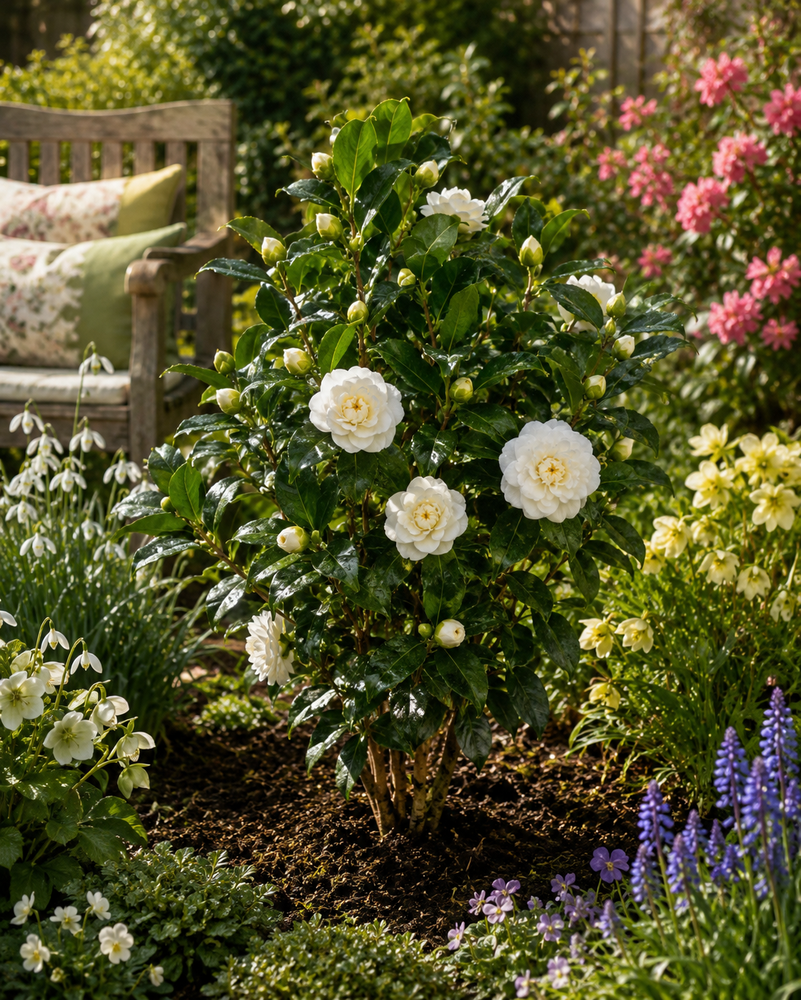 Camellia Evergreen Shrub 2 - White.png