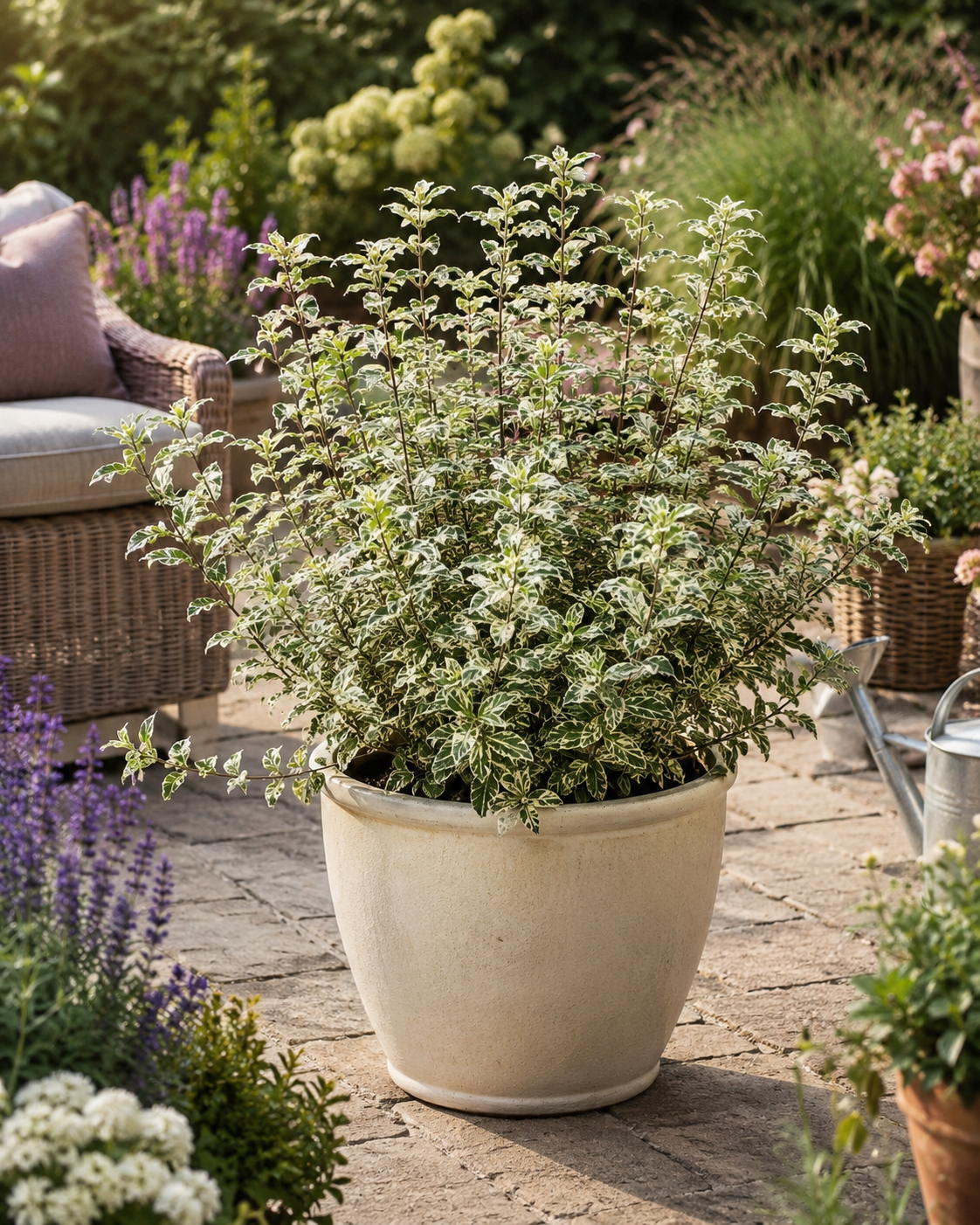 Euonymus japonicus – Evergreen Garden Shrub (2L Pot) | Varieties Available | Hardy, Low-Maintenance Hedge or border plant