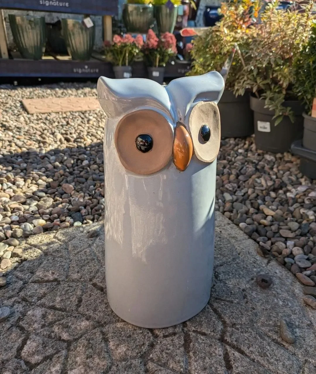 Ceramic Owl Family Garden Ornaments-1.webp