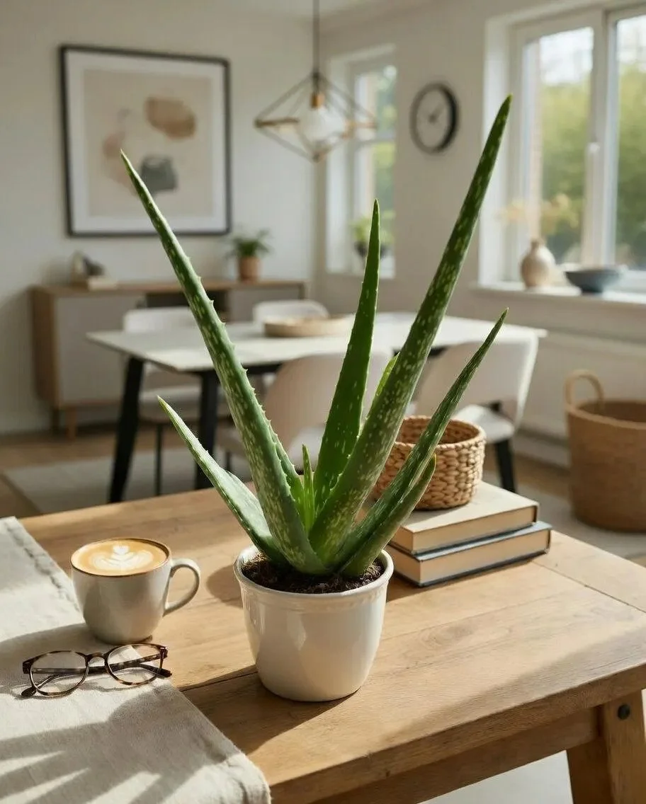 Aloe Vera Plant in 12cm Pot | Air-Purifying Easy Care Houseplant