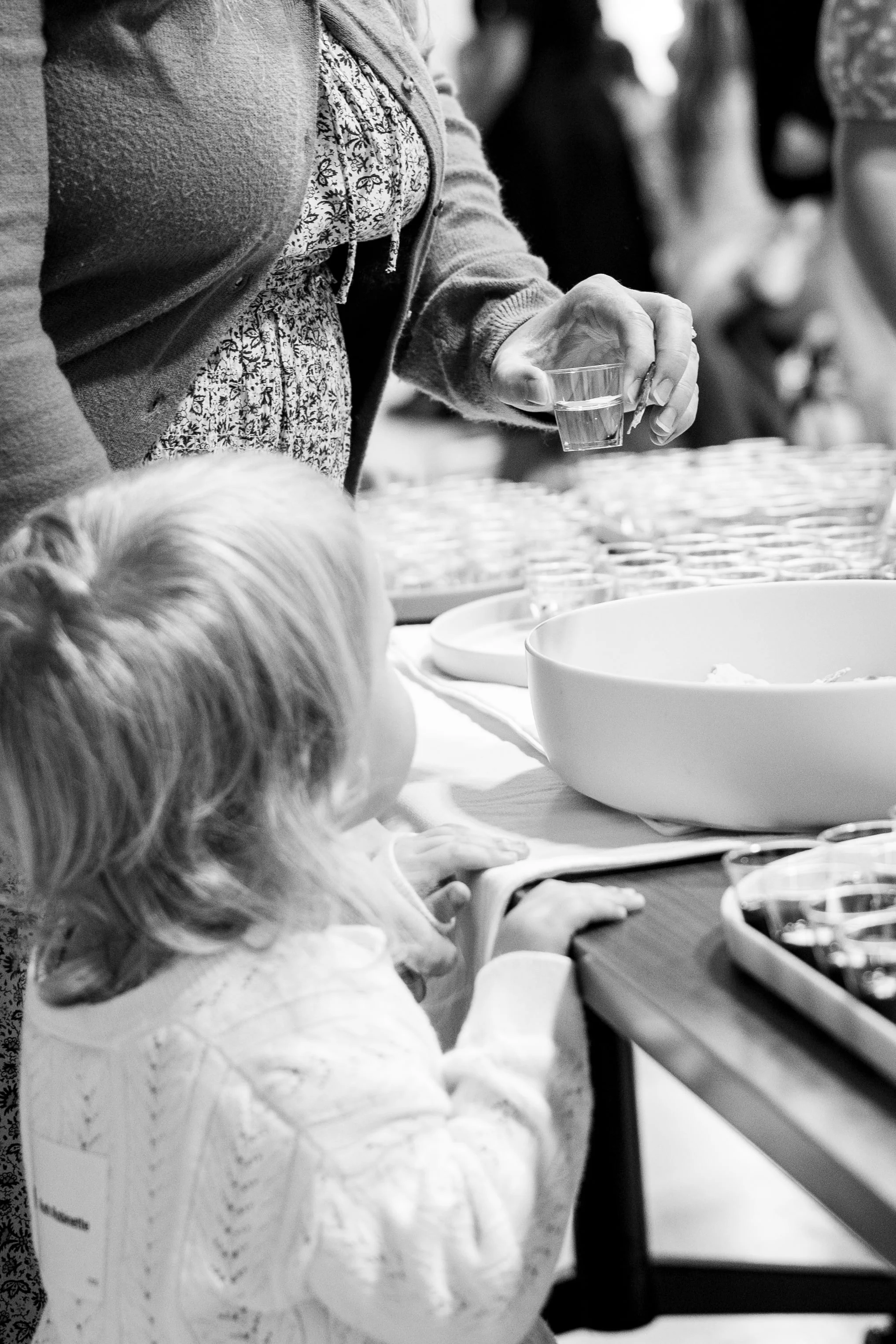 Communion being taken at Resurrection Church in Knoxville