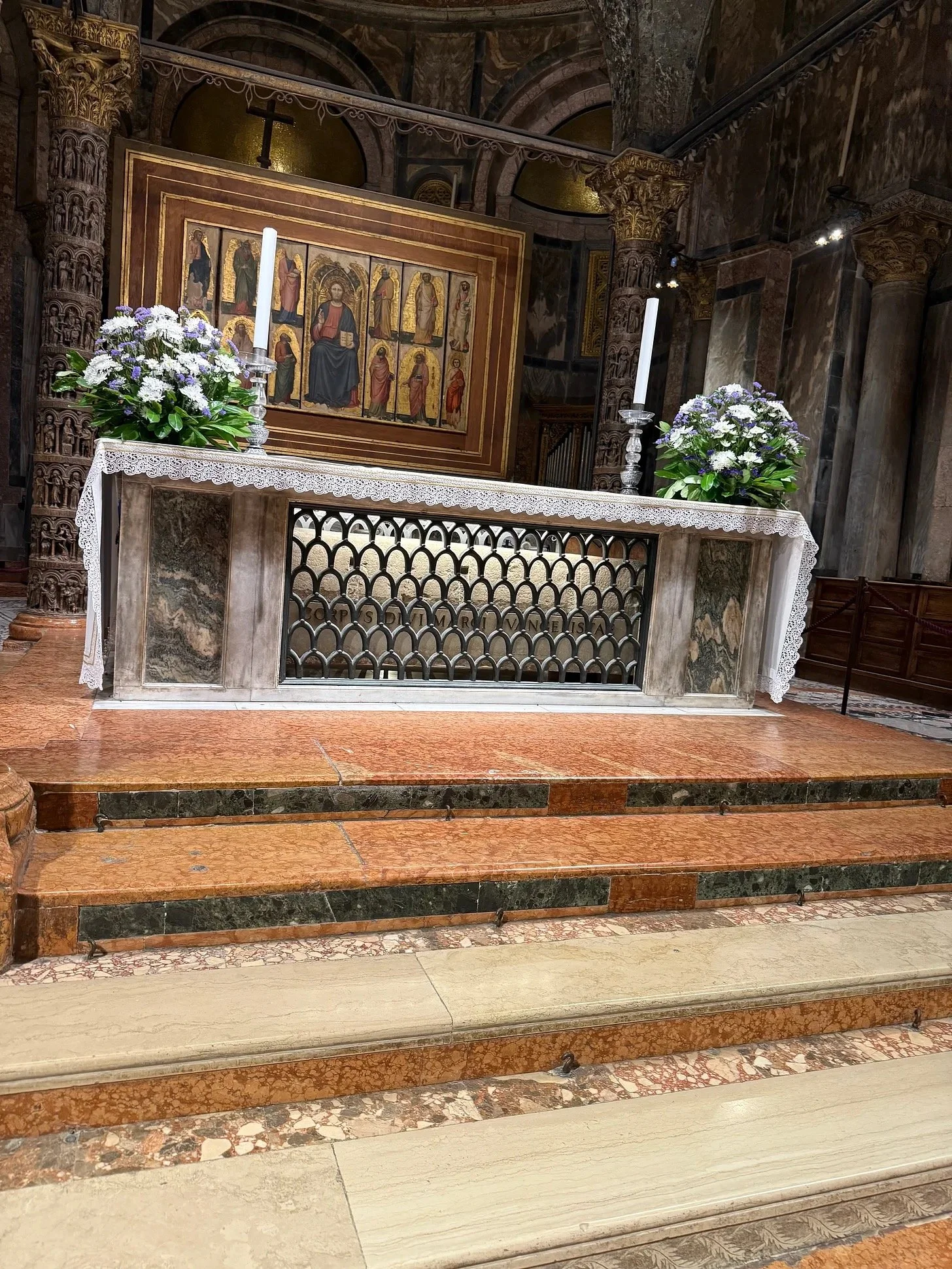 Alter and tomb of Saint Mark Venice