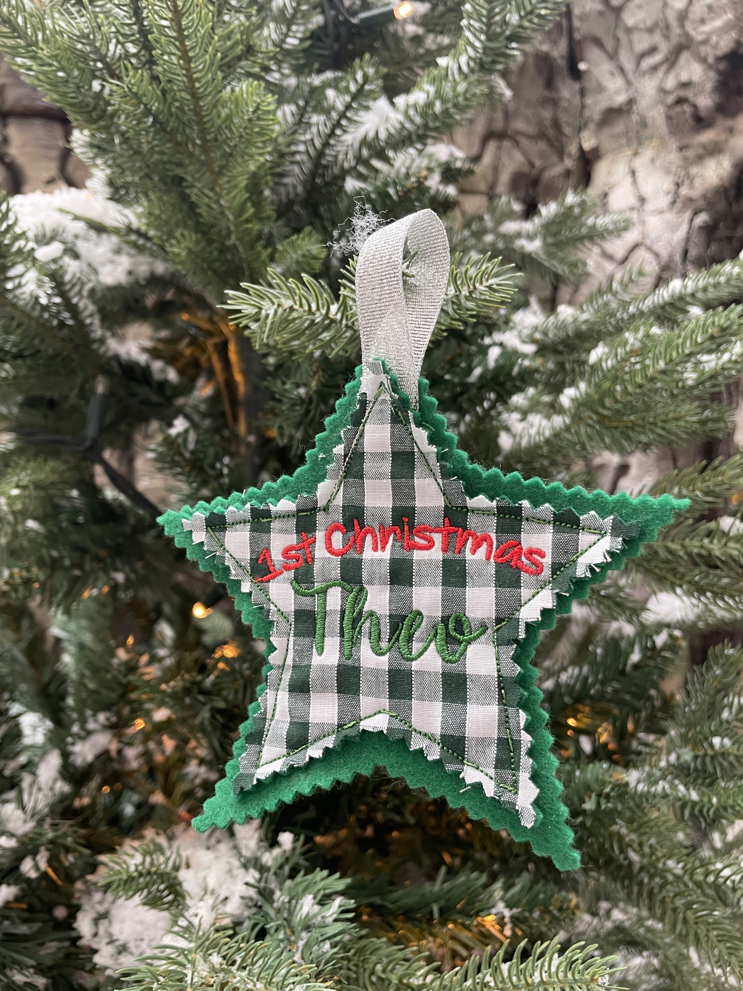 Christmas Decoration - star or tree (larger)