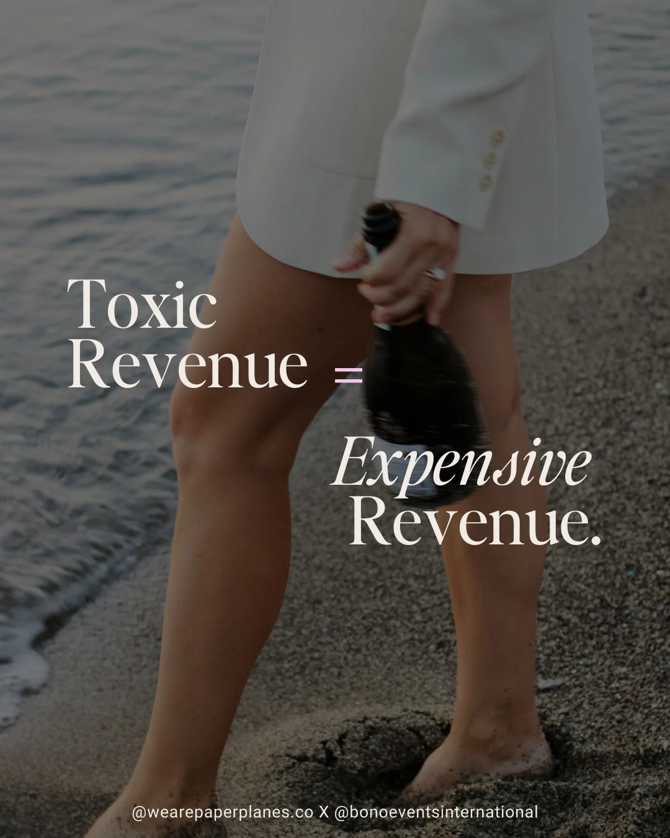 In honour of International Women&rsquo;s Day, and to every female entrepreneur out there, we&rsquo;re just going to say it&hellip;

Toxic revenue is expensive revenue.

At the beginning, you say yes to everything&hellip;
 Every enquiry. Every project