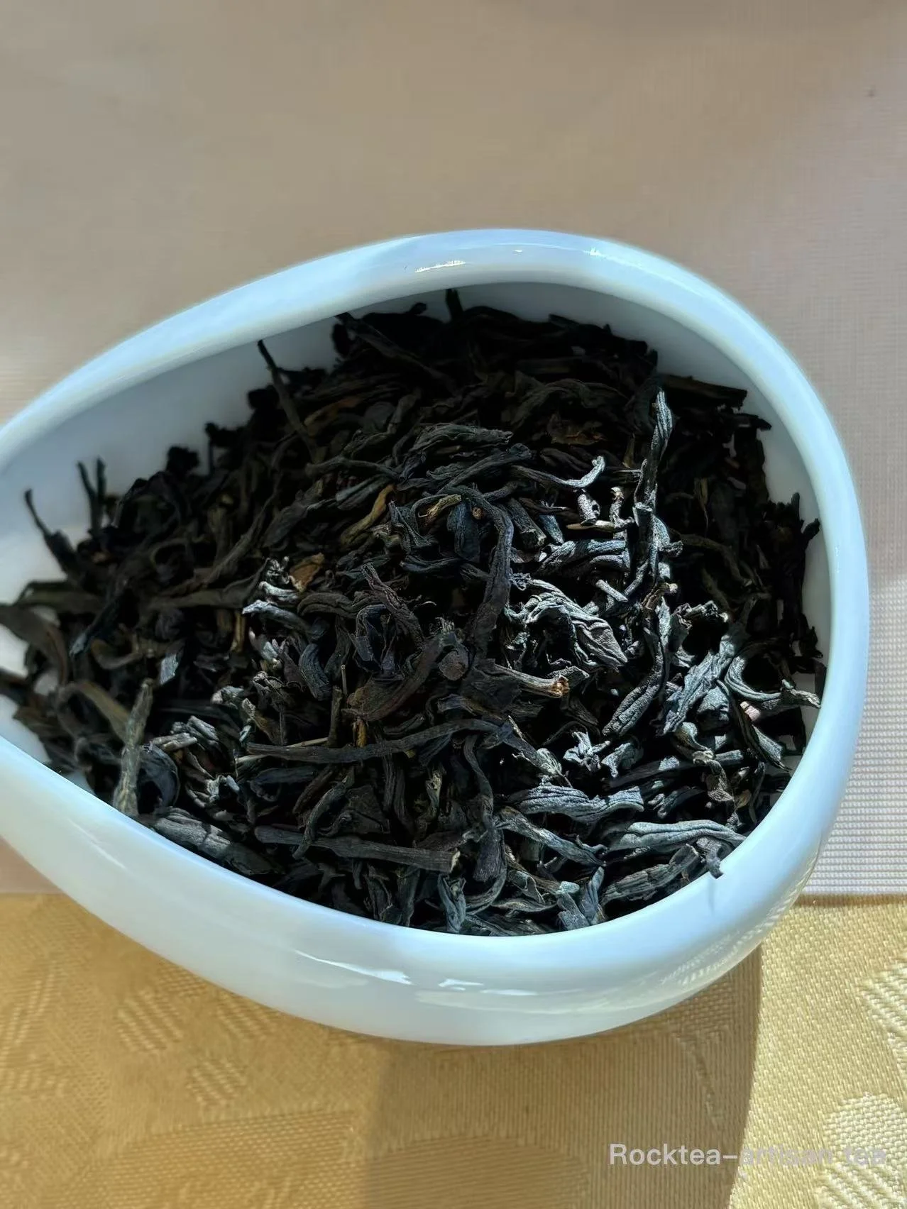 Hand-made tea from ancient Yunnan big-leaf tea trees.