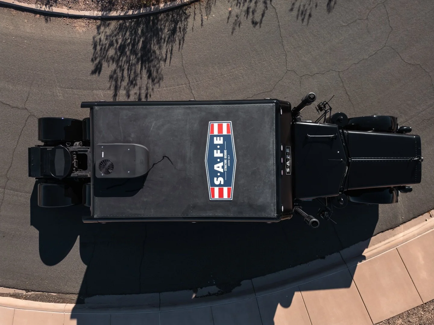 Different perspective. Clearer vision.

When you rise above distractions,
you see the design differently.

#SafeRig #builtdifferent #faithdriven #custombuild #riglife