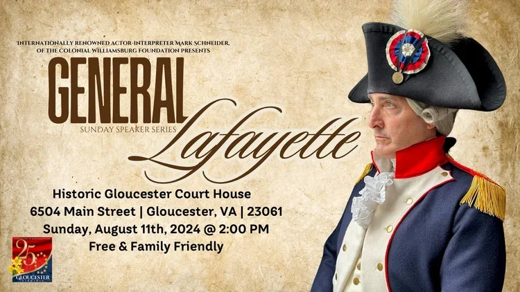 General Lafayette- Sunday Speaker Series