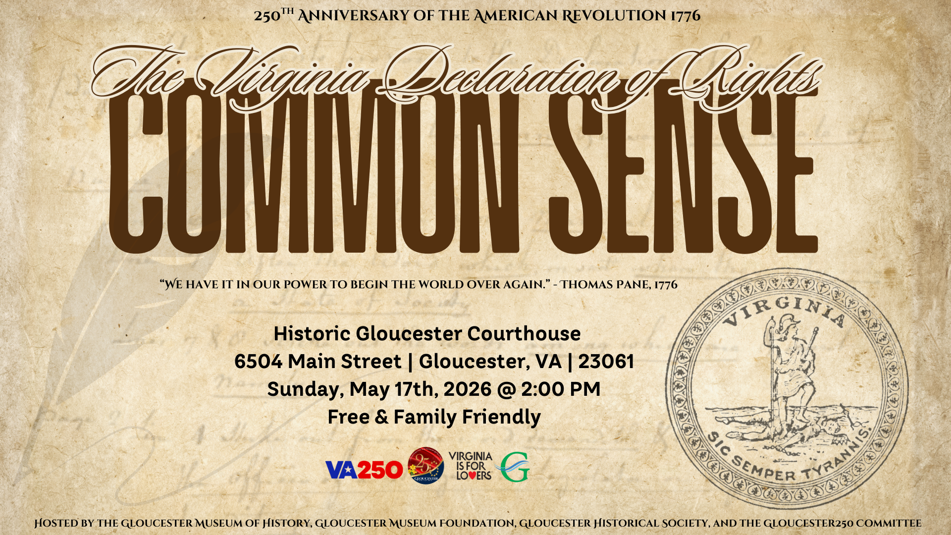 Common Sense: The Virginia Declaration of Rights