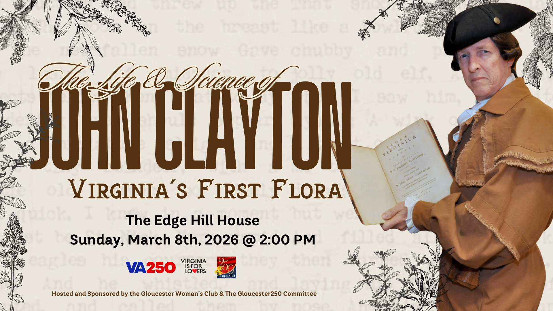 The Life & Science of John Clayton: Virginia's First Flora