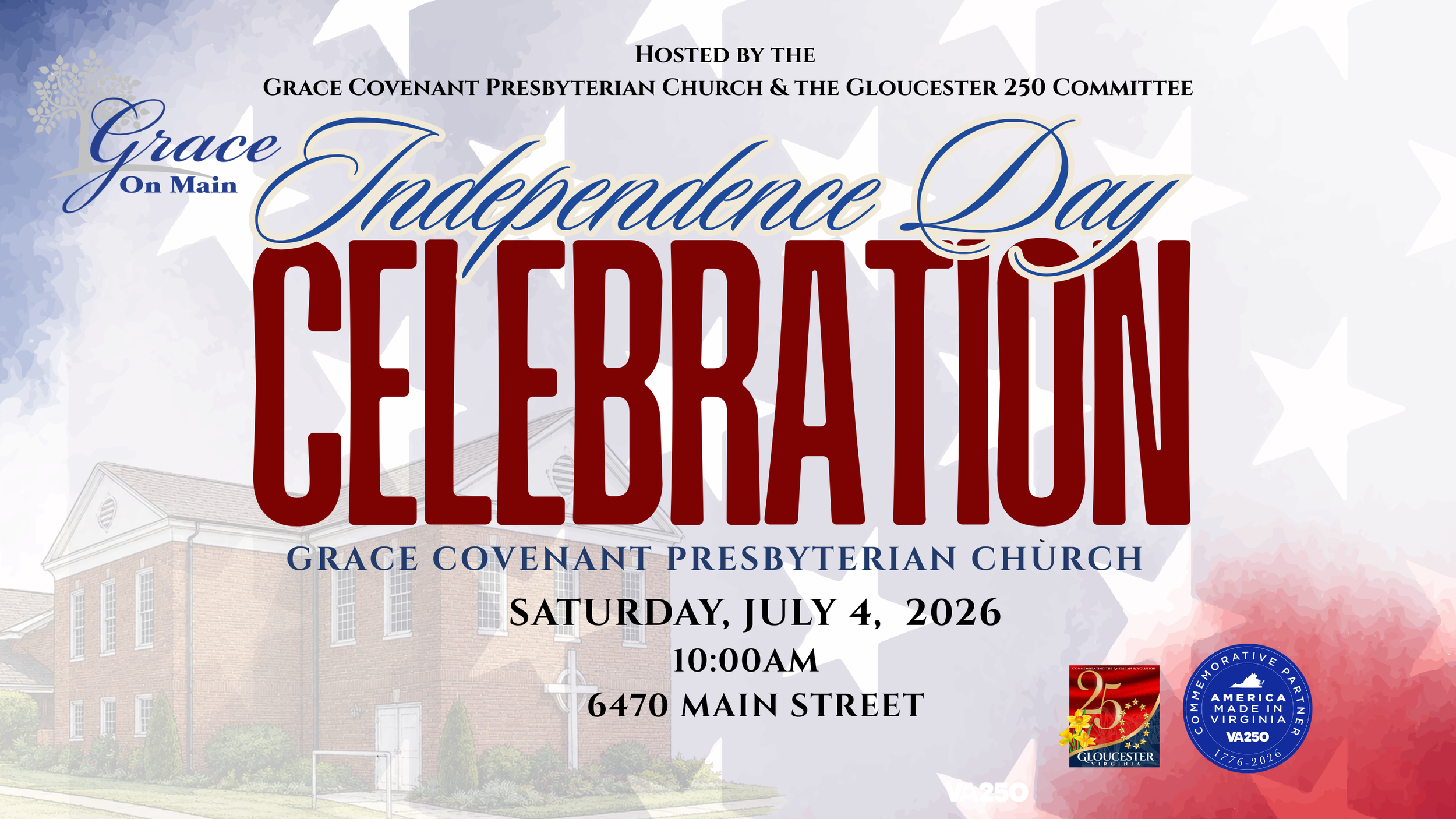 Independence Day Celebration - Grace On Main
