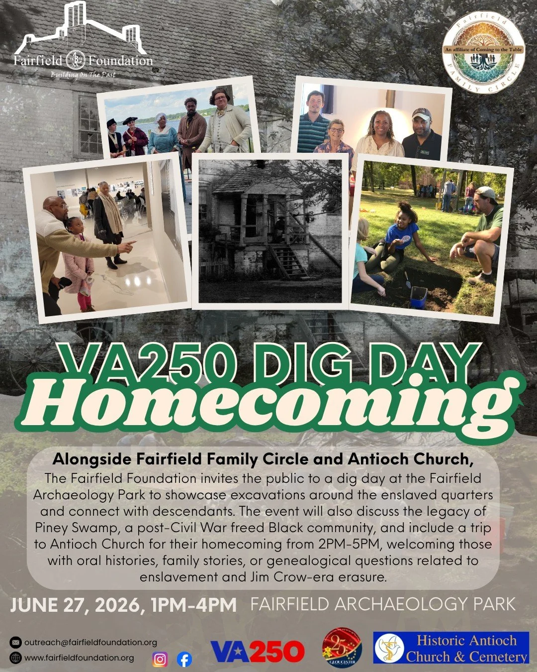 VA250 Dig Day: Homecoming