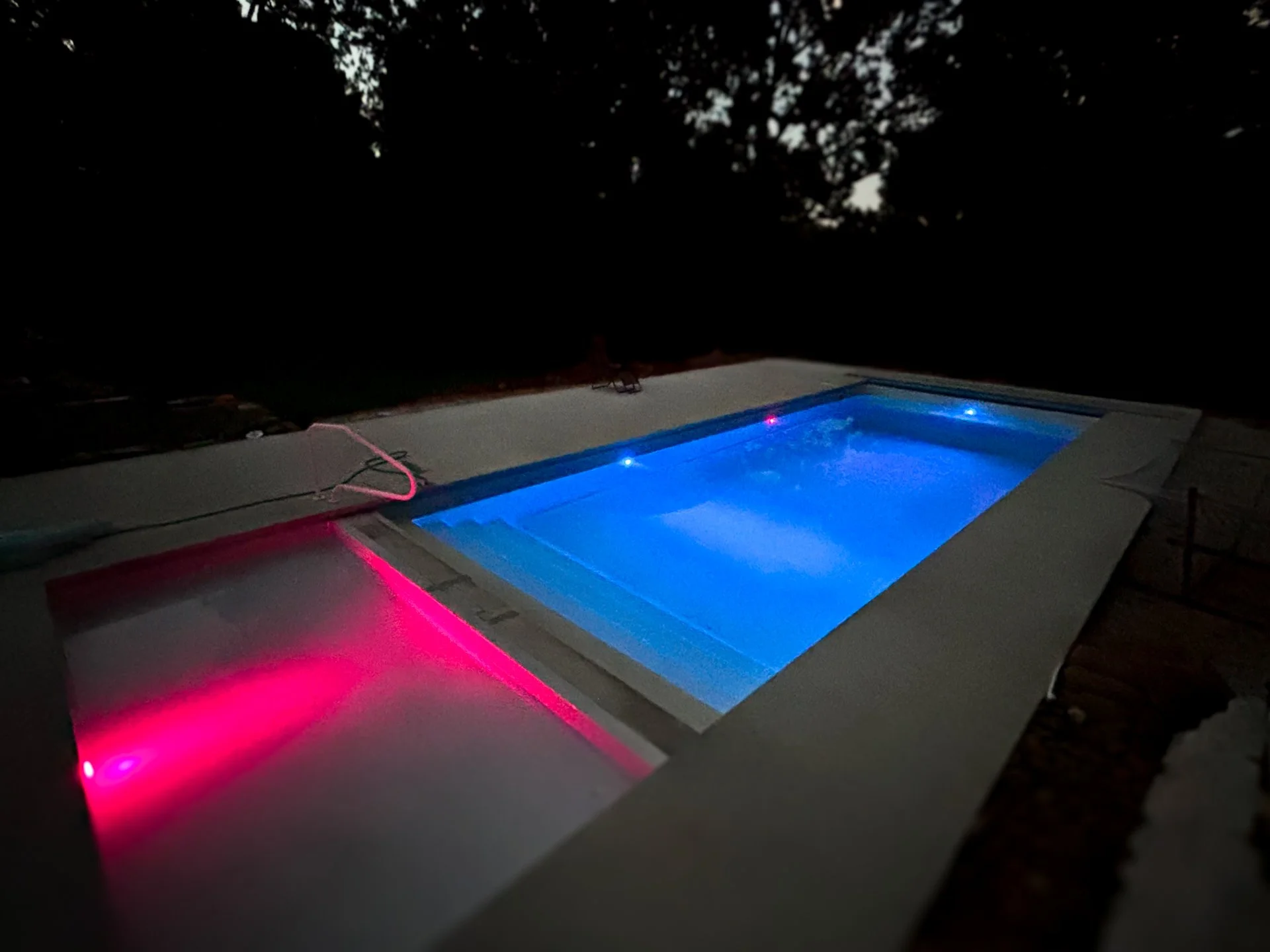 Creative, outside-the-box idea for a backyard swimming pool installation. Call Puerto's Construction serving Carthage, Joplin, Carl Junction, Webb City and all of Southwest Missouri