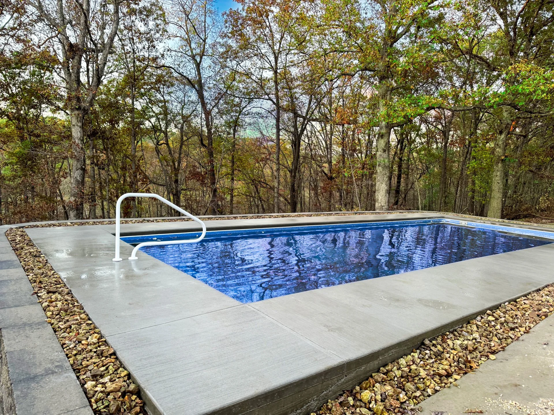 Backyard Swimming Pool and Concrete Work in Joplin Missouri - Puerto's Construction