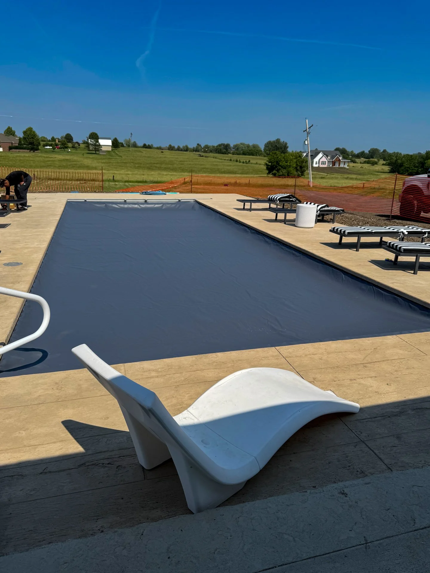 Loved working on this Swimming Pool Installation. Proud of Puerto's Construction in Webb City