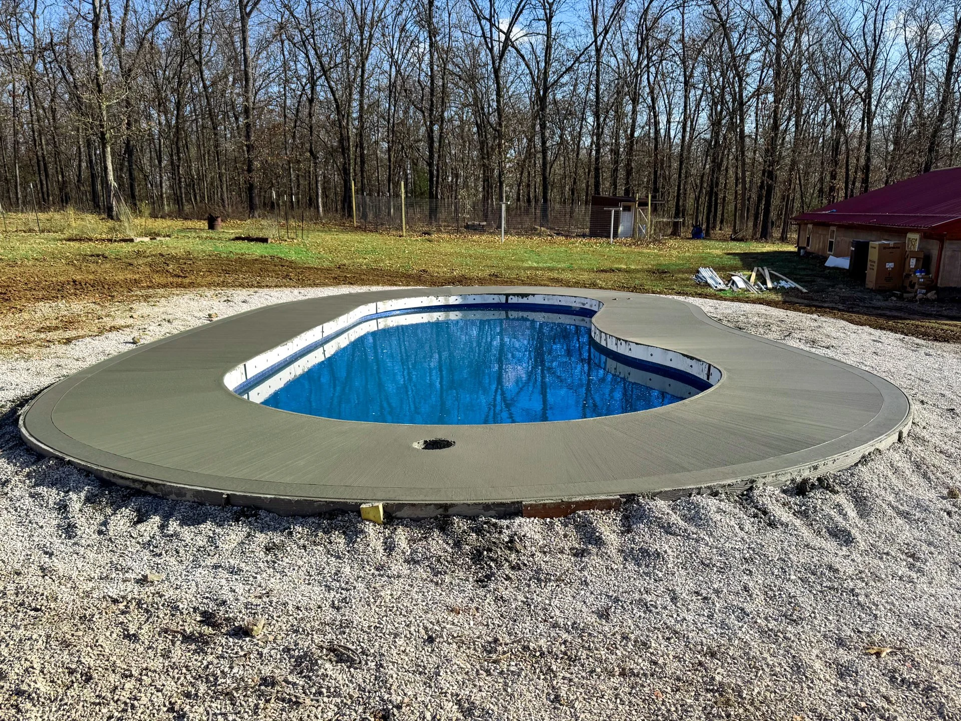 A beautiful job by Puerto's Construction-Swimming Pool Installation is our specialty; Missouri, Kansas, Oklahoma, Arkansas