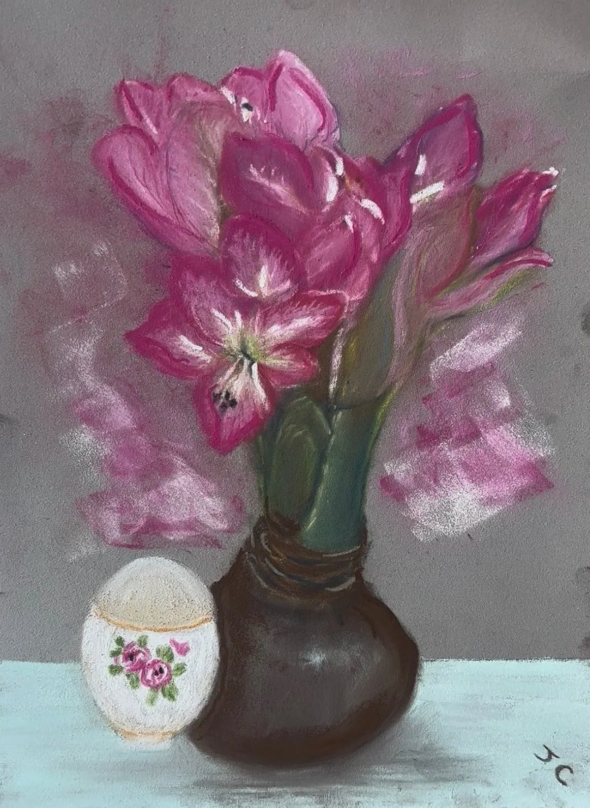 JAN COBB ~ Sunday Morning, 12.5 x 9.5