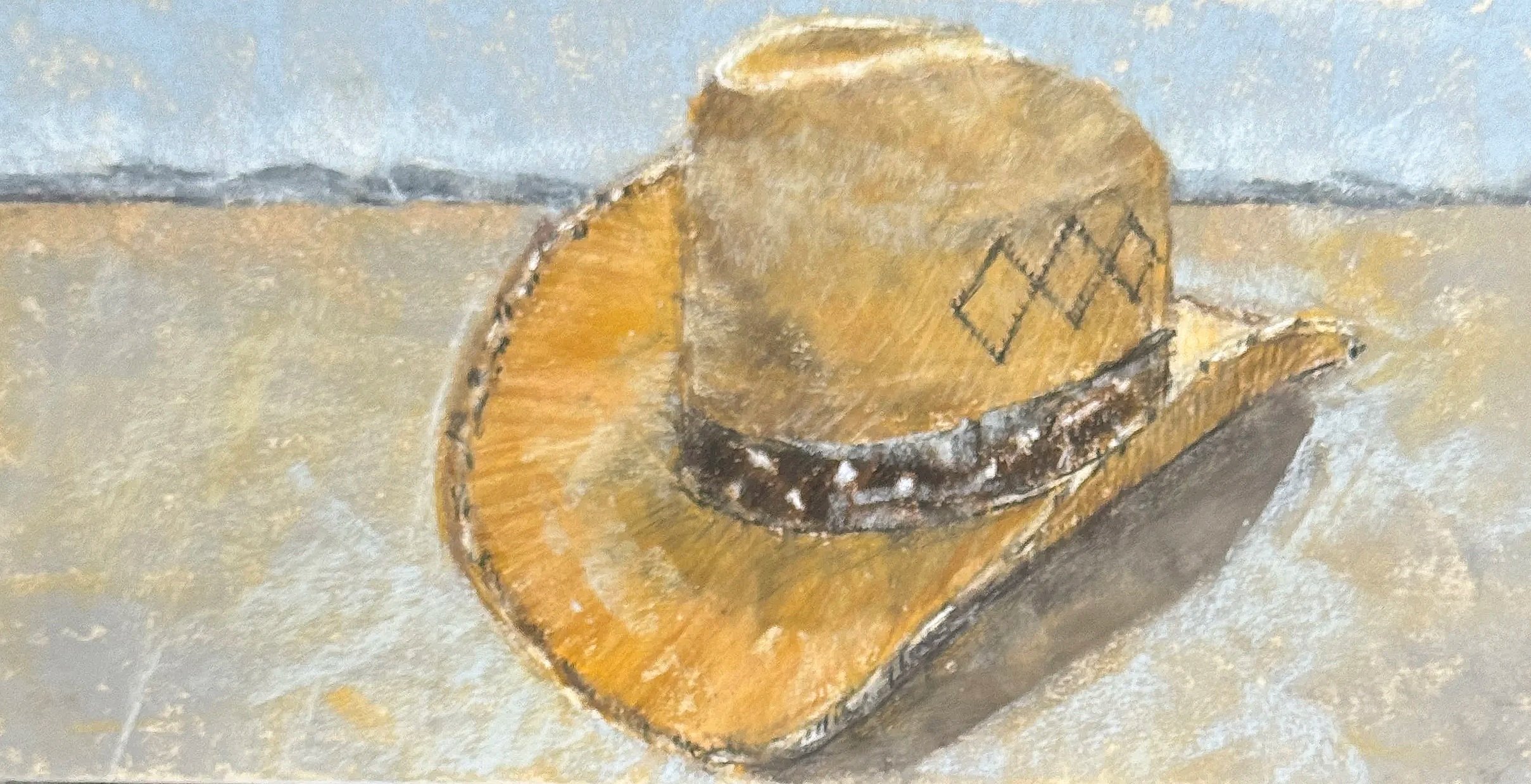 WILL EVANS ~ End of the Trail, 6 x 12", Uart 400, Nupastels exclusively - Fairview, NC