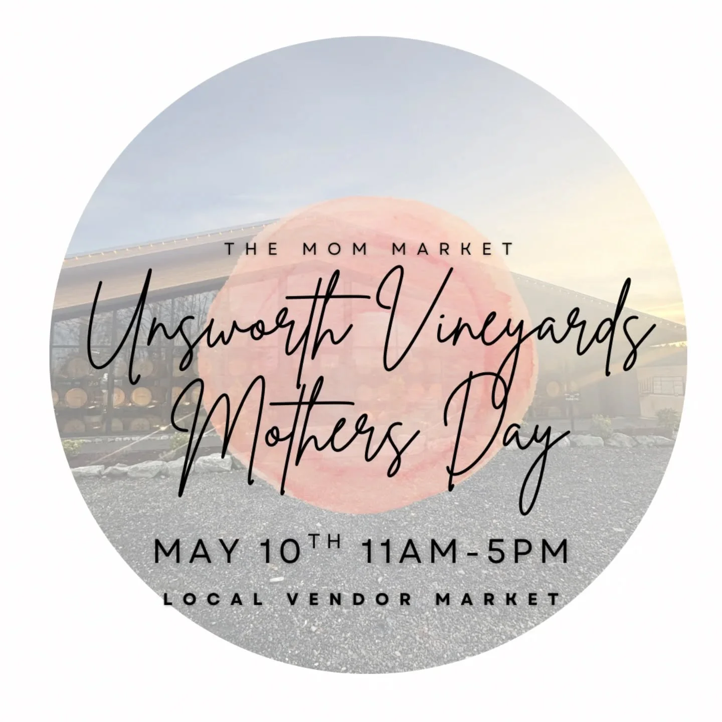 [Mother&rsquo;s Day Mom Market in the Tasting Room]

What better way to spend Mother&rsquo;s Day than joining us this Sunday May 10th from 11am-5pm in the Unsworth Tasting Room alongside @themommarket_vancouverisland for a curated market filled with 