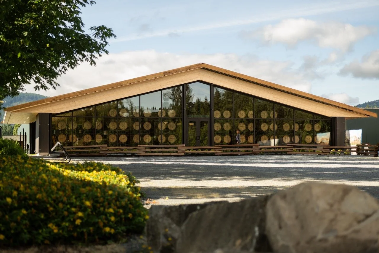 A digital rendering of Unsworth Vineyards' new tasting room