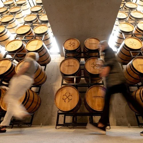 Unsworth Vineyards' new wine barrel hall