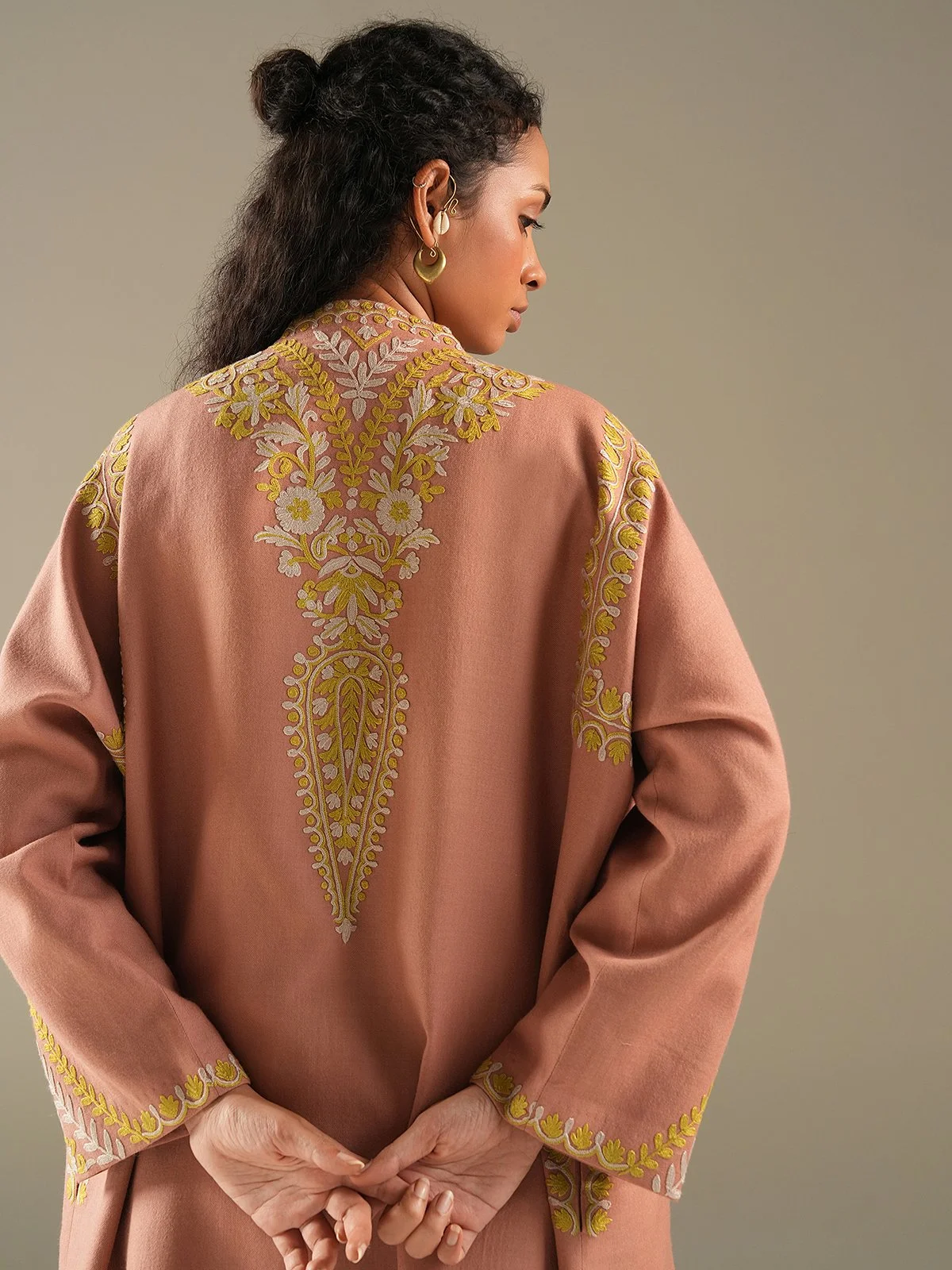 Mahārāṇī Coat - Rose Sand