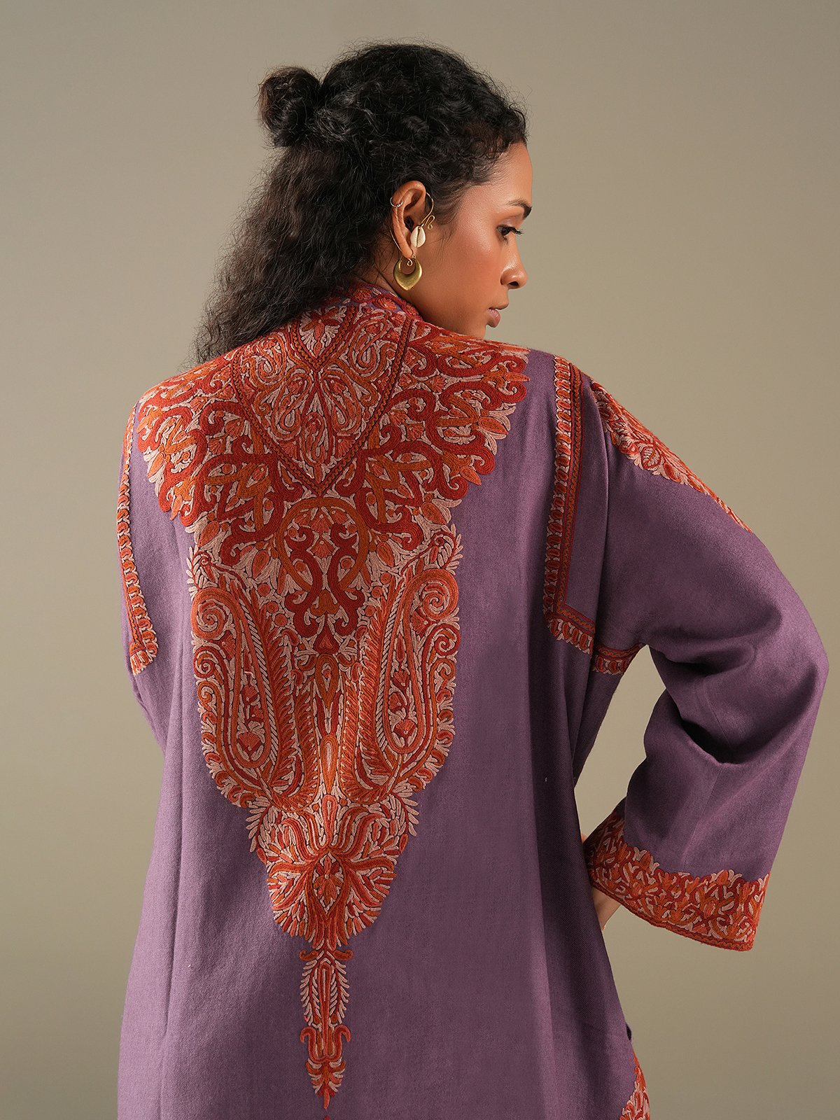 Mahārāṇī Coat - Smoked Plum