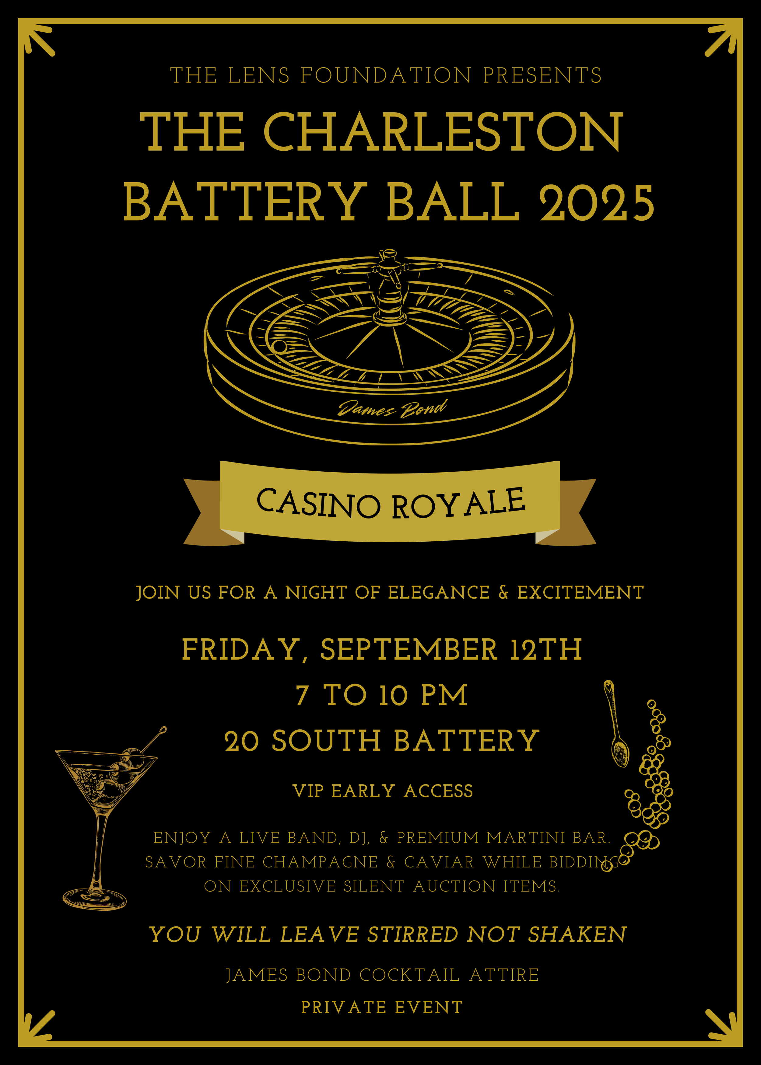 The Charleston Battery Ball 2025 Casino Royale