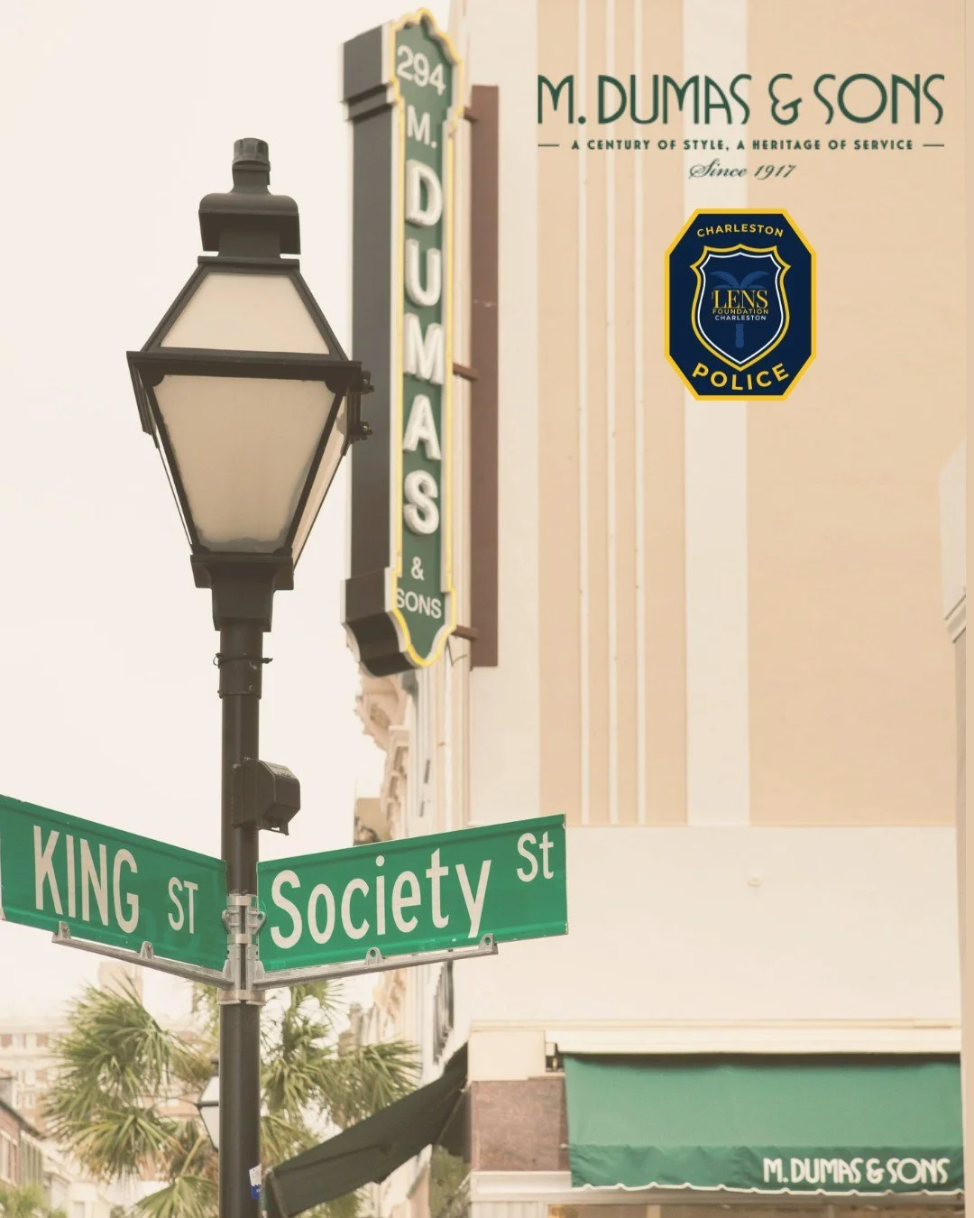 We&rsquo;re grateful for the continued support of @mdumasandsons, a Charleston staple with a long history of giving back. Their sponsorship helps us strengthen relationships between law enforcement and the community, support local officers, and serve