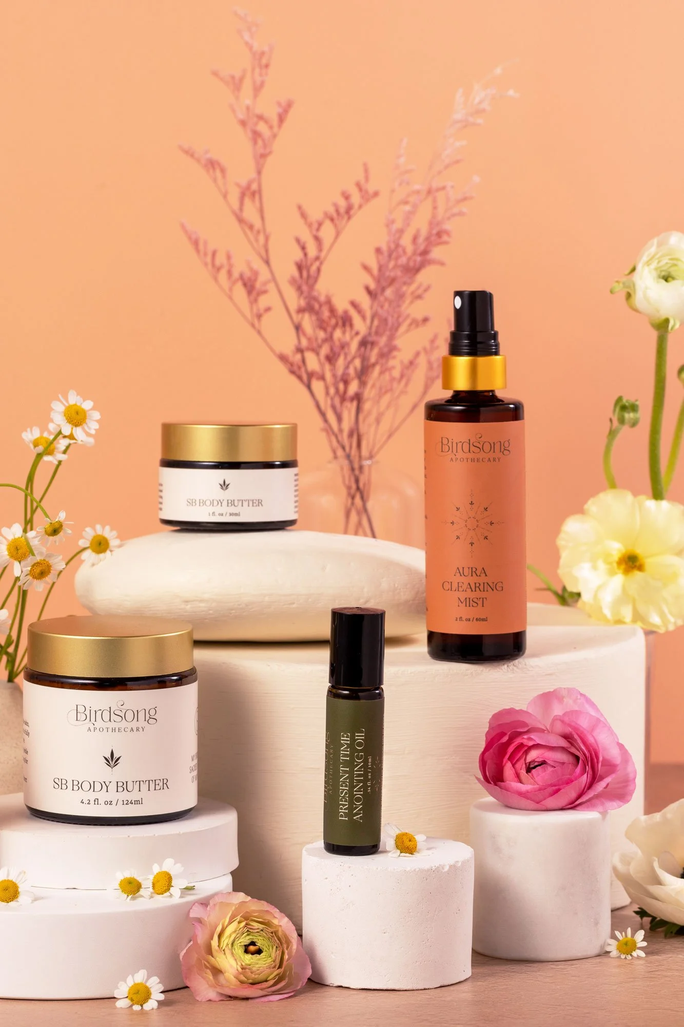 Holistic botanical remedies and energy healing tools from Birdsong Apothecary.