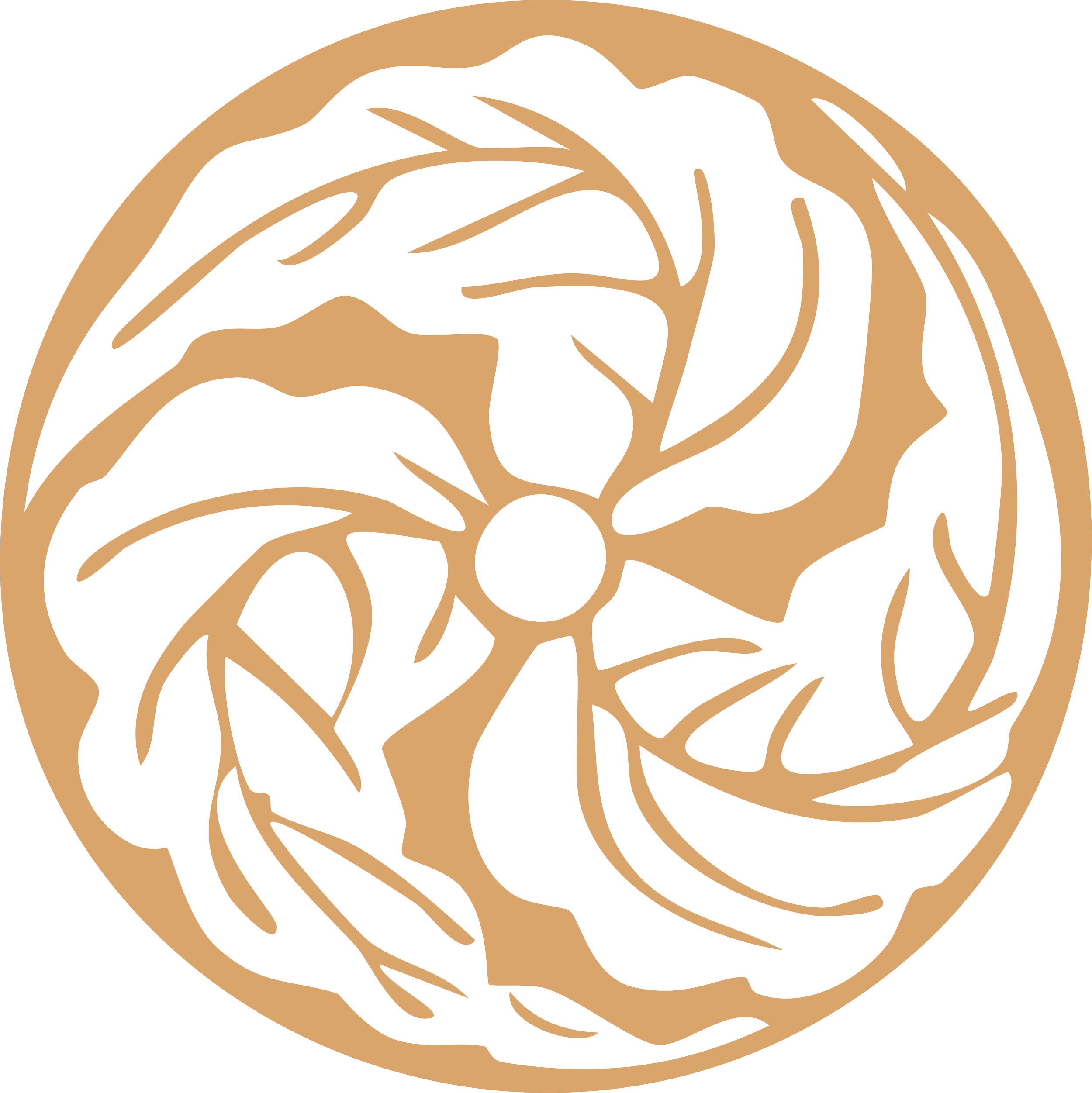 Circular botanical symbol representing intuition medicine and energy healing.