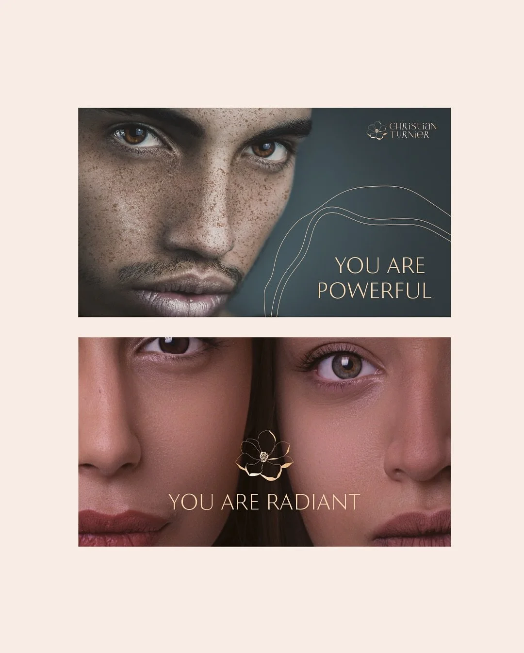 When this client found me, he needed a high-end &amp; bold visual identity for his skincare brand to enable him to approach investors for funding.

Having personally suffered with irritated skin and associated anxiety, he had taken matters into his o