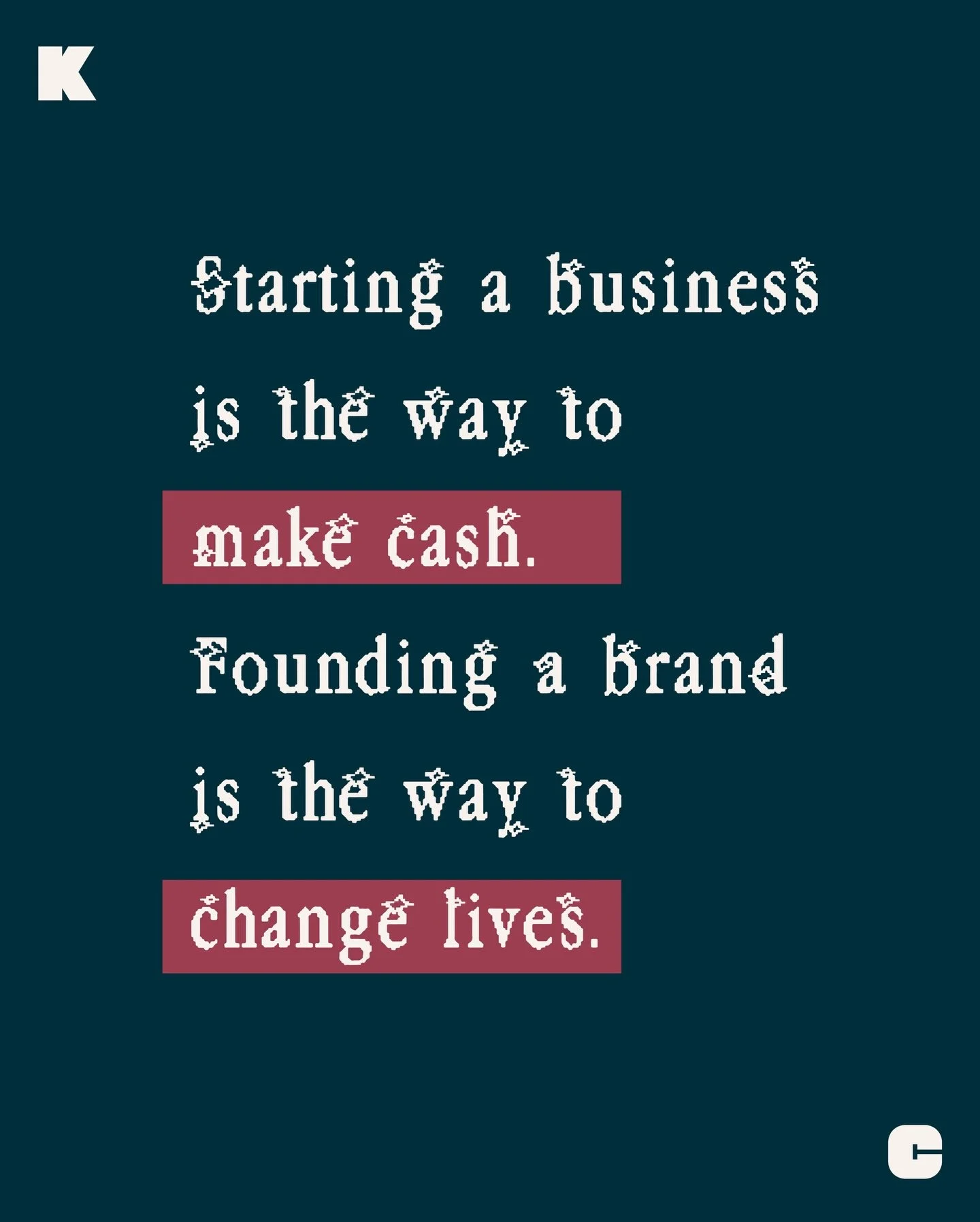 Decide what you want to do then move accordingly 😎

#startabusiness #foundabrand #changelives