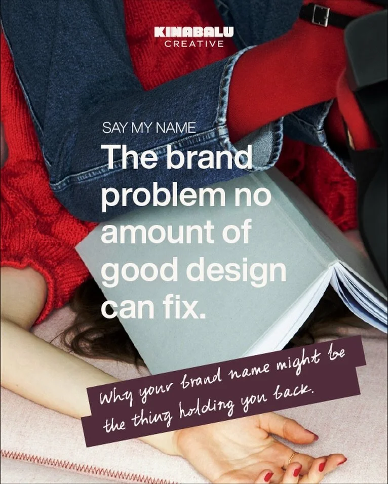 Your brand still isn&rsquo;t right. You&rsquo;ve tried a new logo. Another graphic designer. A brand shoot. A website refresh.

And something still feels off.

The problem probably started before any of that.

It started with the name.

SAY MY NAME i