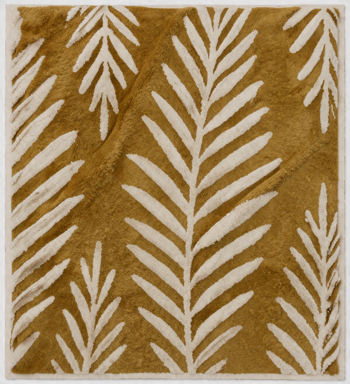 Warm botanical patterned shag rug.png