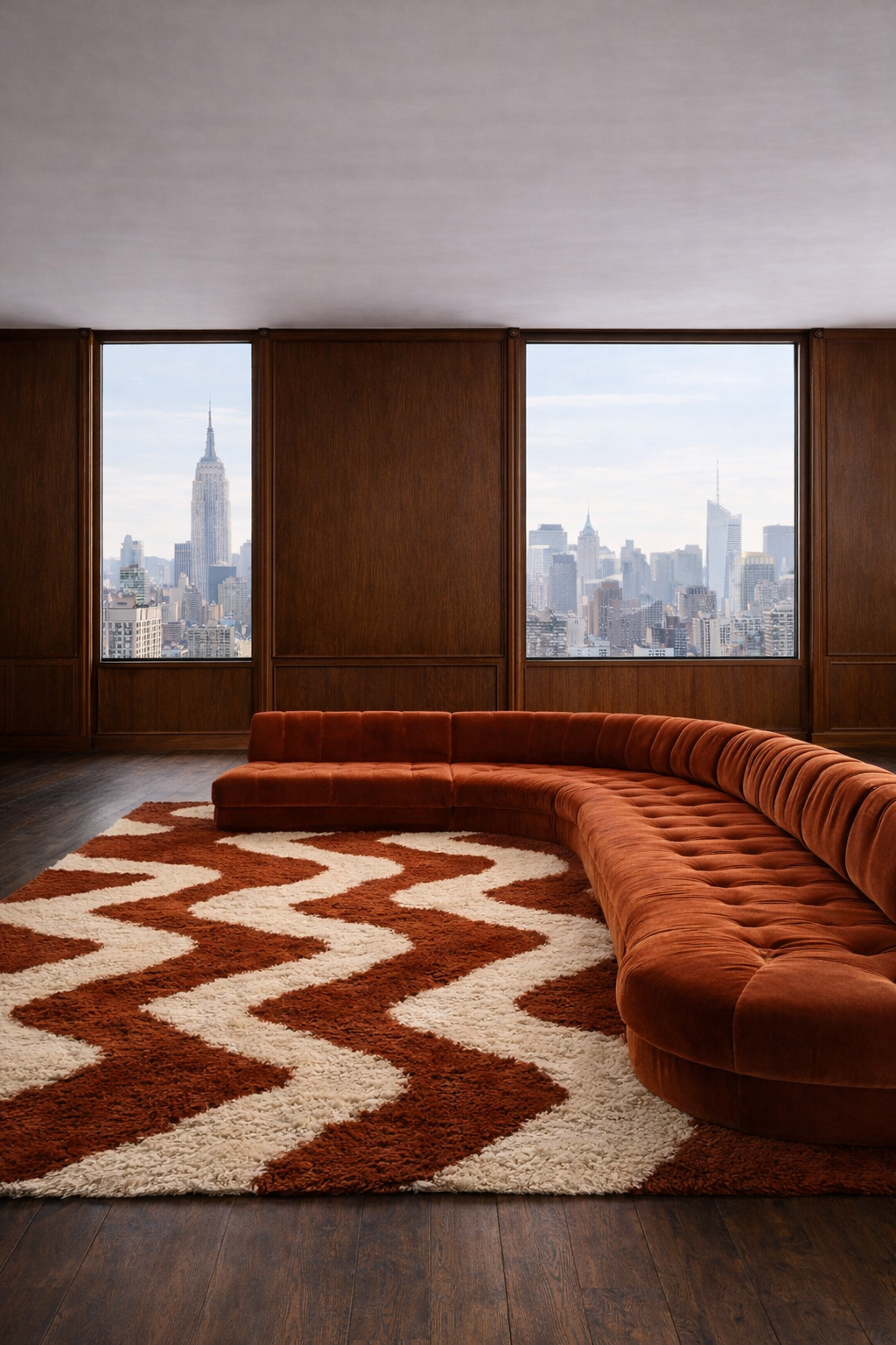 Curator's Choice, interior design, luxury rugs, quiet luxury, hand made, Maison Toukkani, Vogue Living