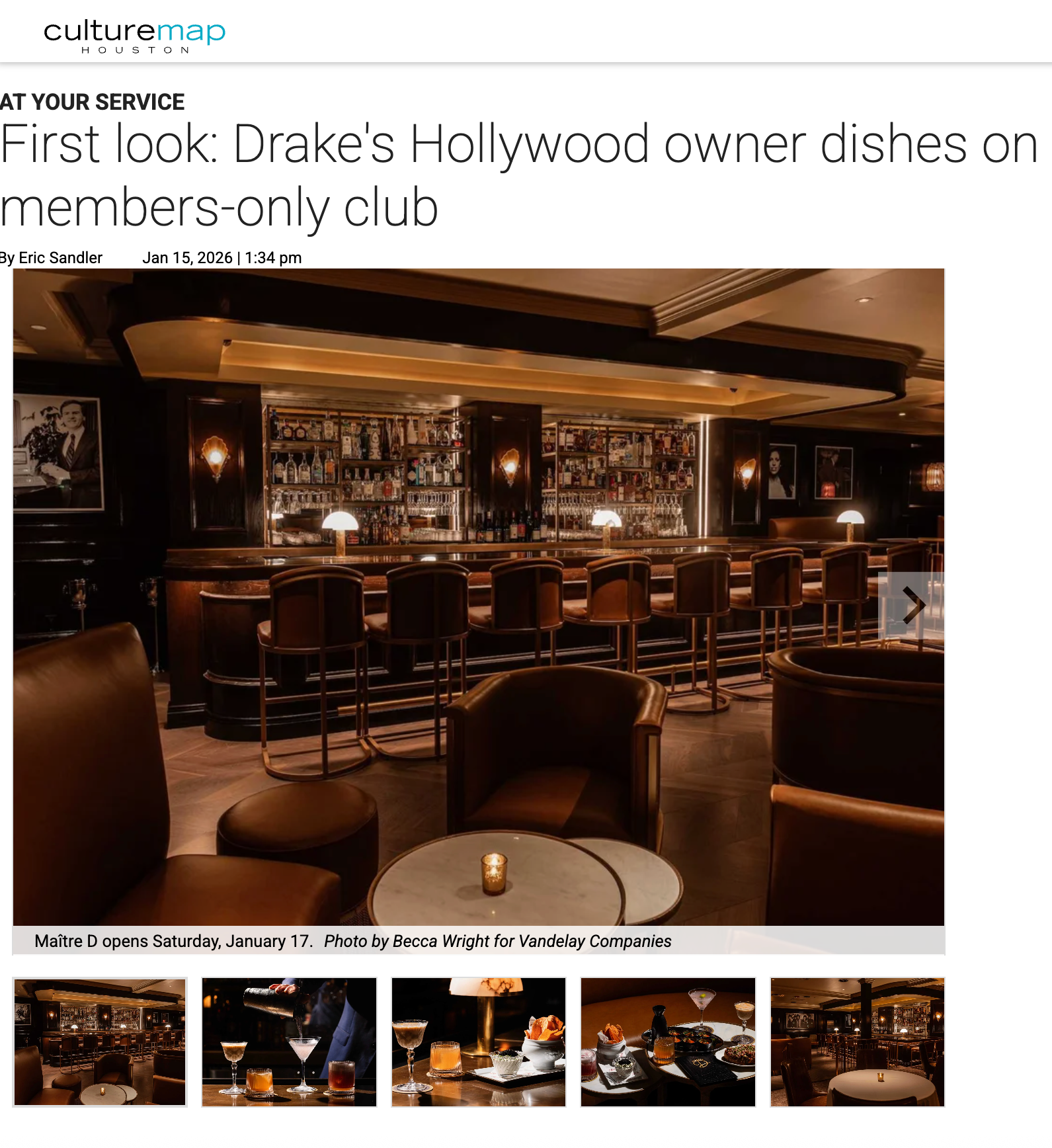 CULTUREMAP First look: Drake's Hollywood owner dishes on new members-only club