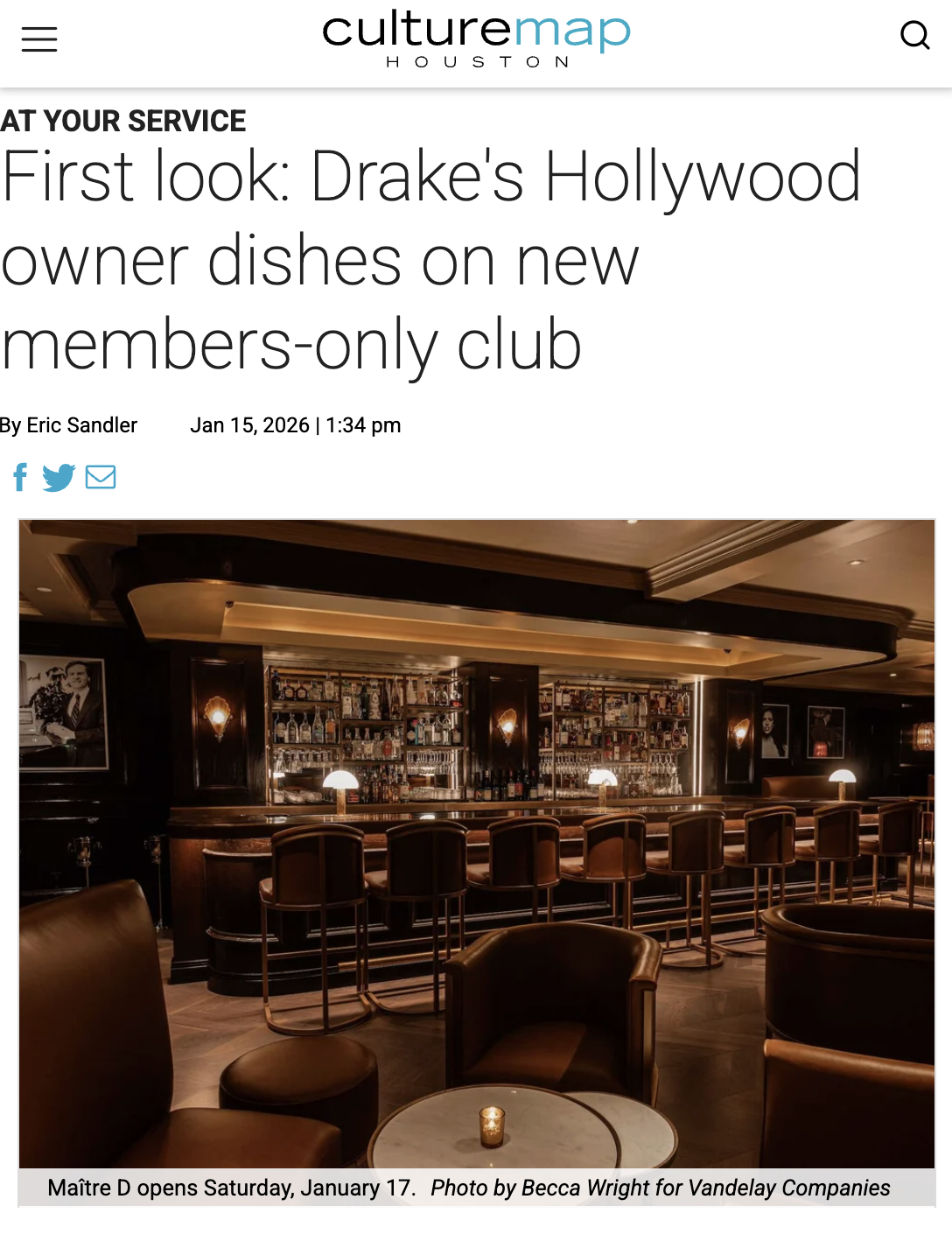 CULTUREMAP First look: Drake's Hollywood owner dishes on new members-only club