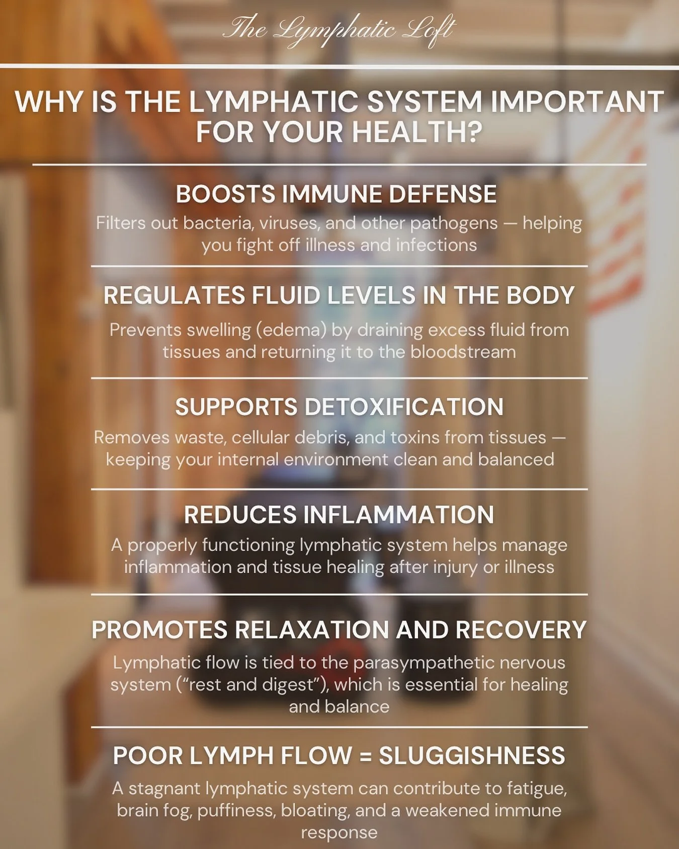 Support your immune system, reduce inflammation, and feel your best with a lymphatic drainage massage at The Lymphatic Loft 🤍

☎️ Book your session online via the link in bio or give us a call to schedule
🗺️ Located in River North, Chicago