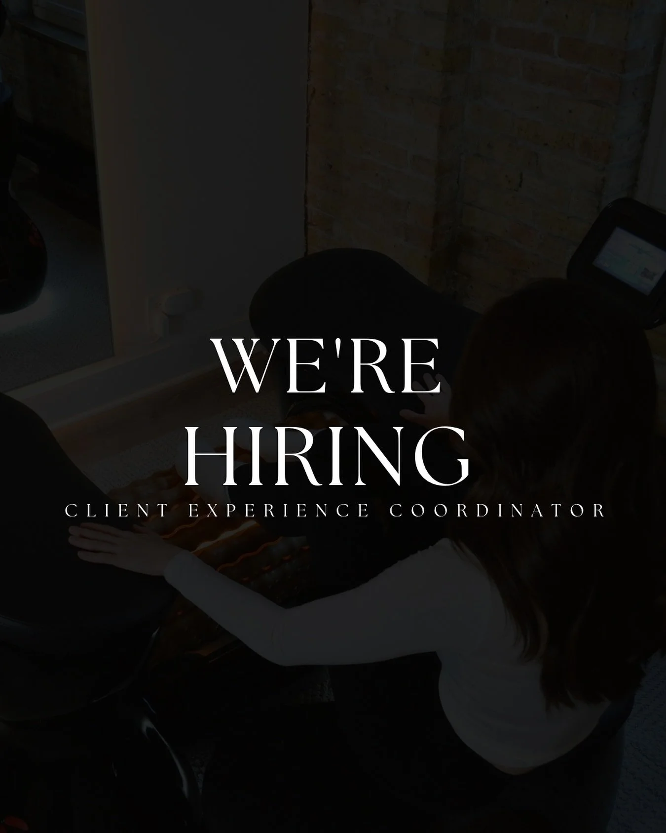 ✨ We&rsquo;re hiring! ✨ 
The Lymphatic Loft is looking for a Part-Time Client Experience Coordinator to support our growing business in River North.

This is a solo, client-facing role&mdash;perfect for someone who&rsquo;s friendly, reliable, and con