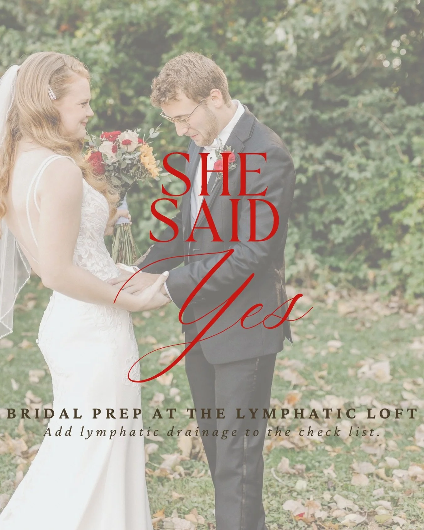 Wedding season is right around the corner, and spring and summer wedding planning is officially underway 💍👰&hearts;️🤵&zwj;♂️🥂🌹

We see so many brides at The Lymphatic Loft who add lymphatic drainage into their routine to support natural fluid mo