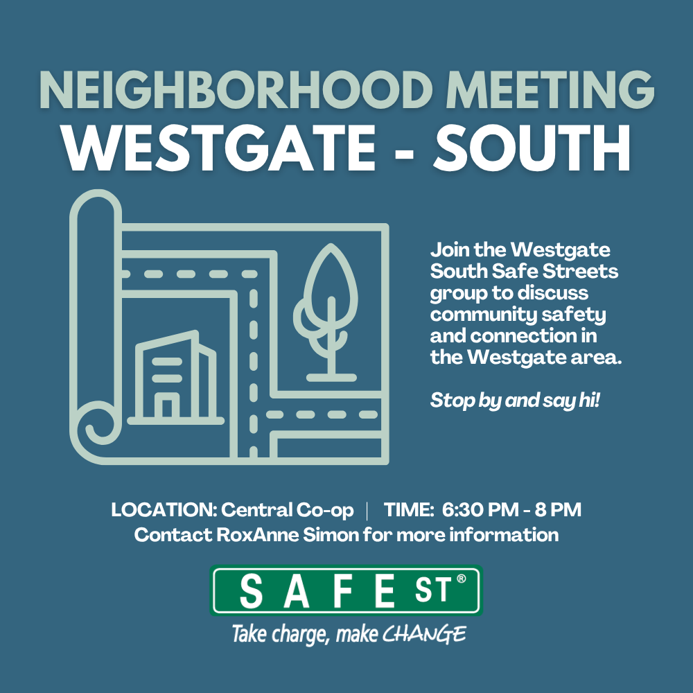 Neighborhood Meeting--Westgate South