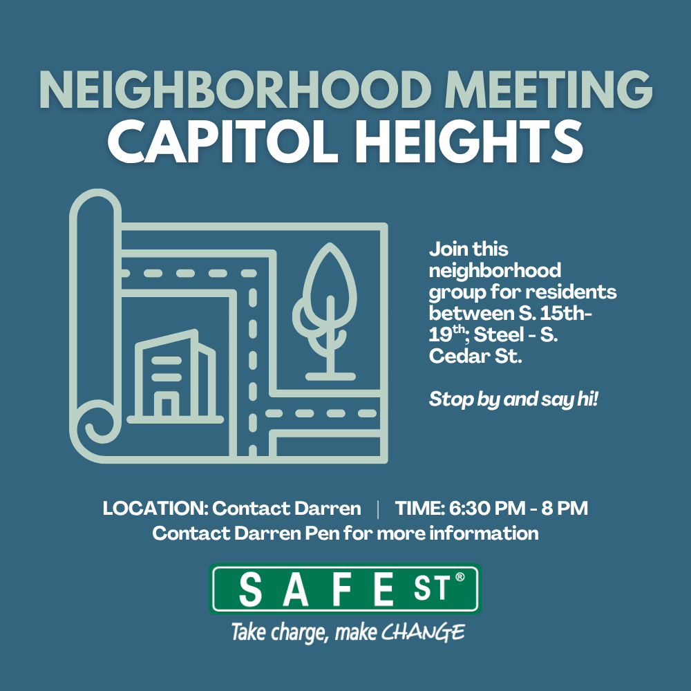 Neighborhood Meeting--Capitol Heights