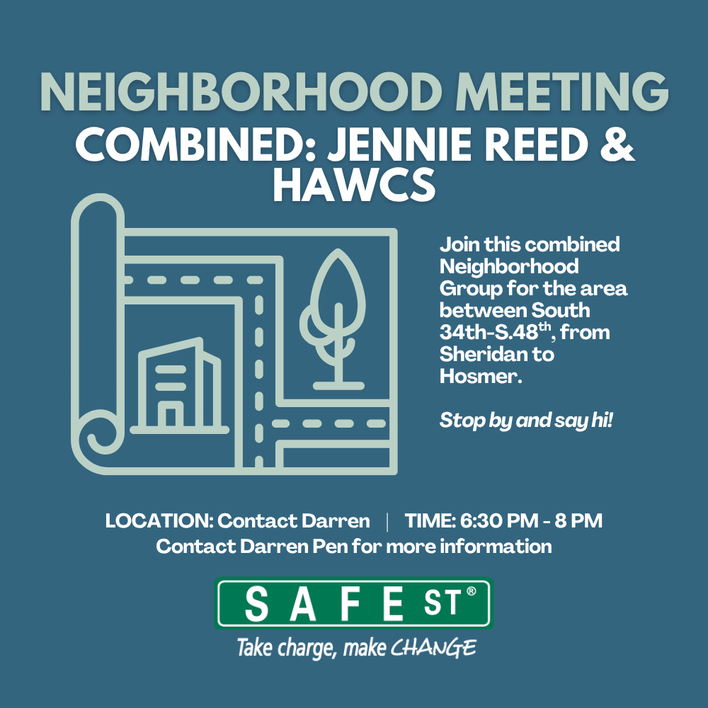 Neighborhood Meeting--Combined Jennie Reed &amp; HAWCS