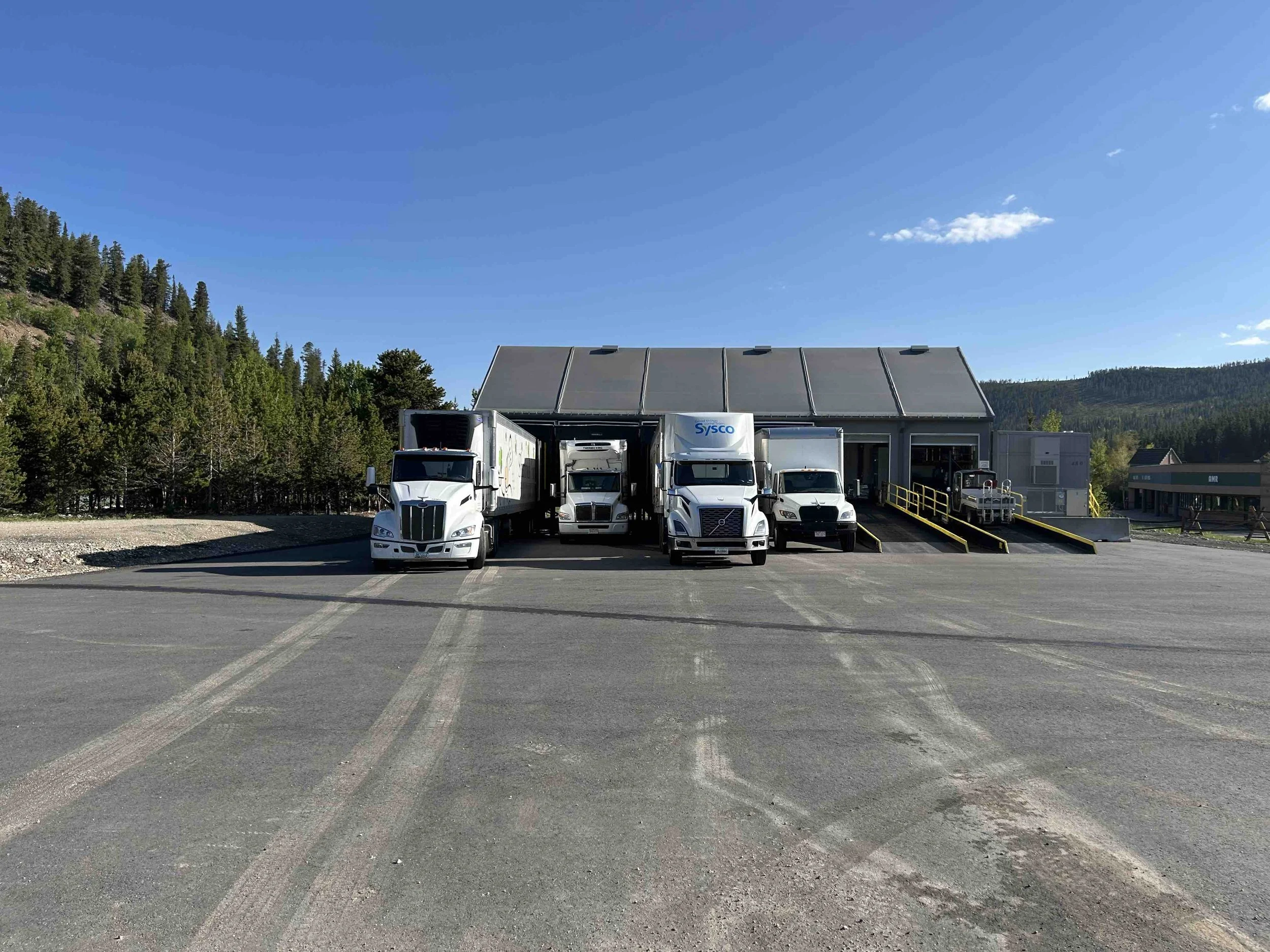 Breck's custom modular cross-dock was erected in three weeks.