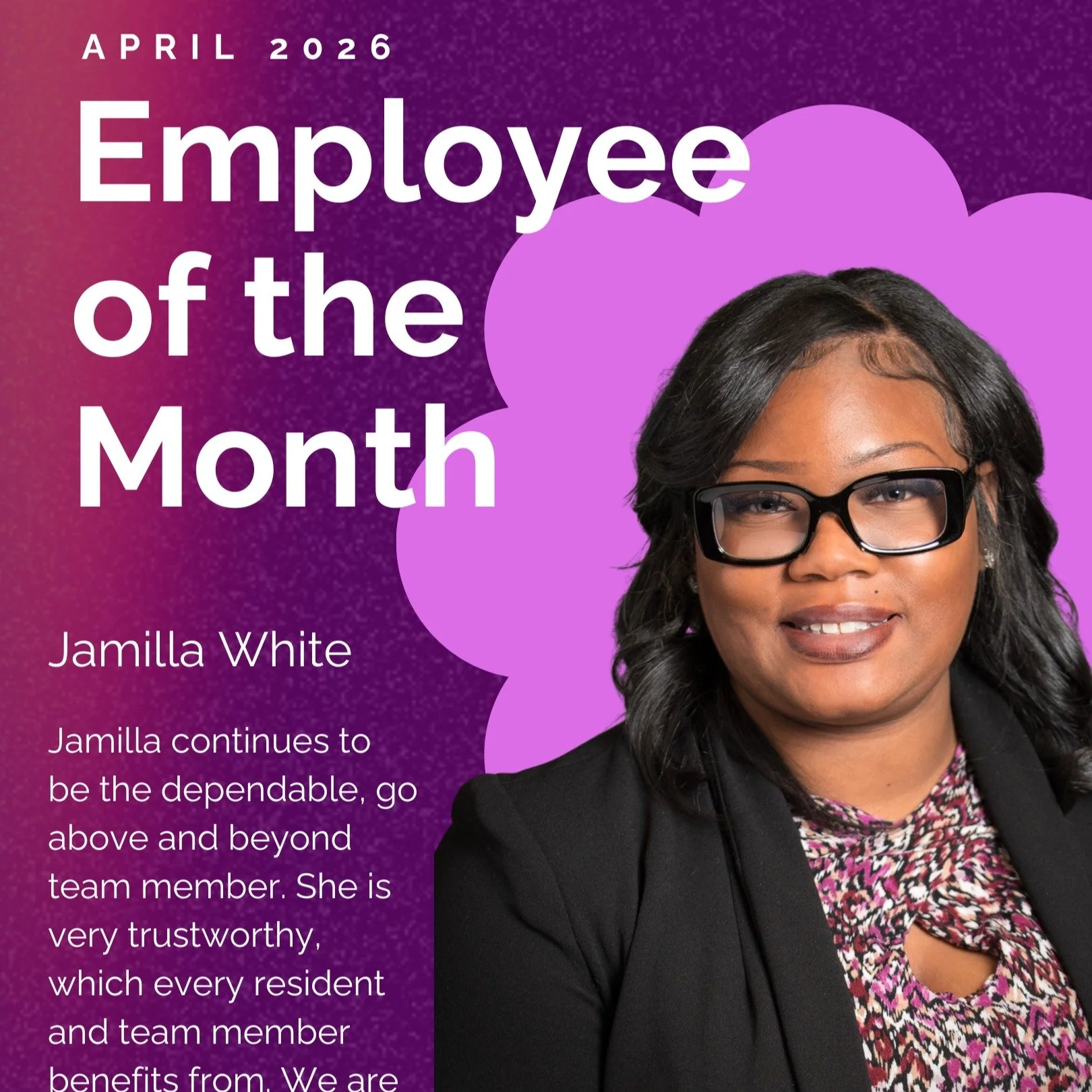 Congrats to our March and April Employees of the Month! 🤩🤩