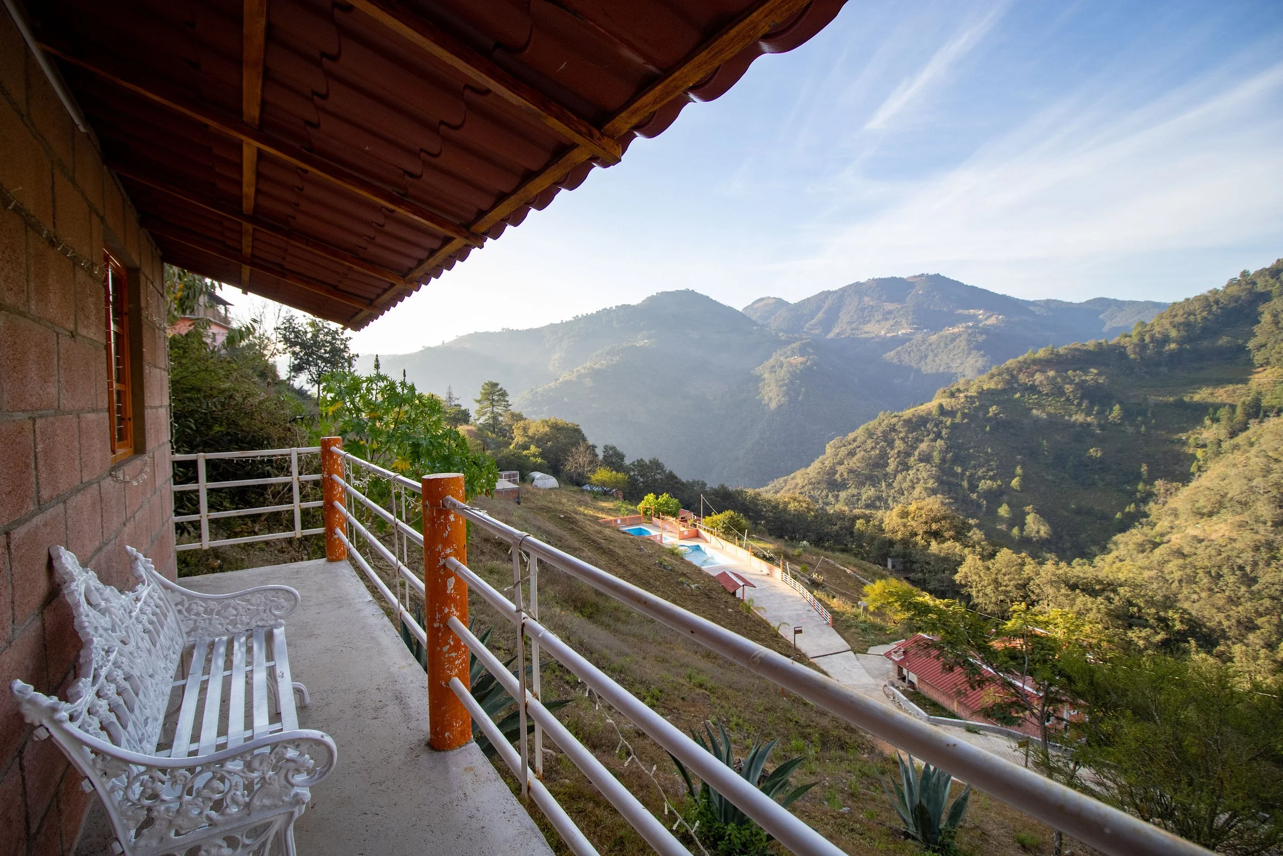 Vista desde el balcón