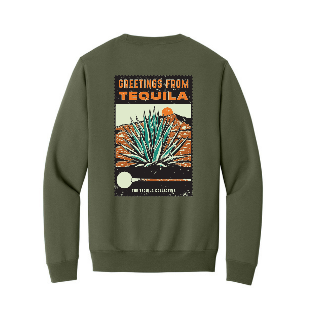 Agave - Postage Stamp Crewneck Sweatshirt