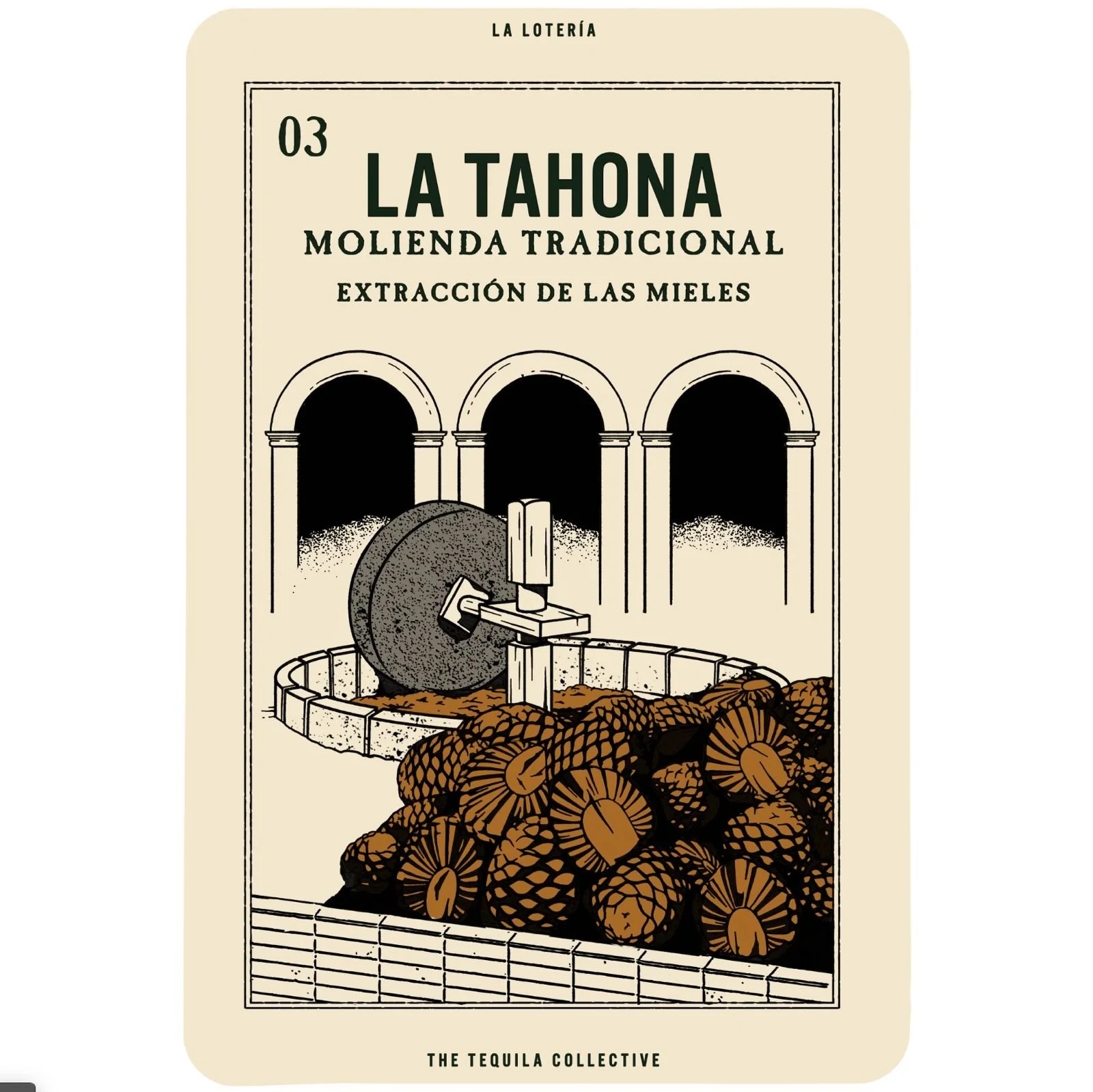 La Tahona La Lotería - Black Colored T-Shirt